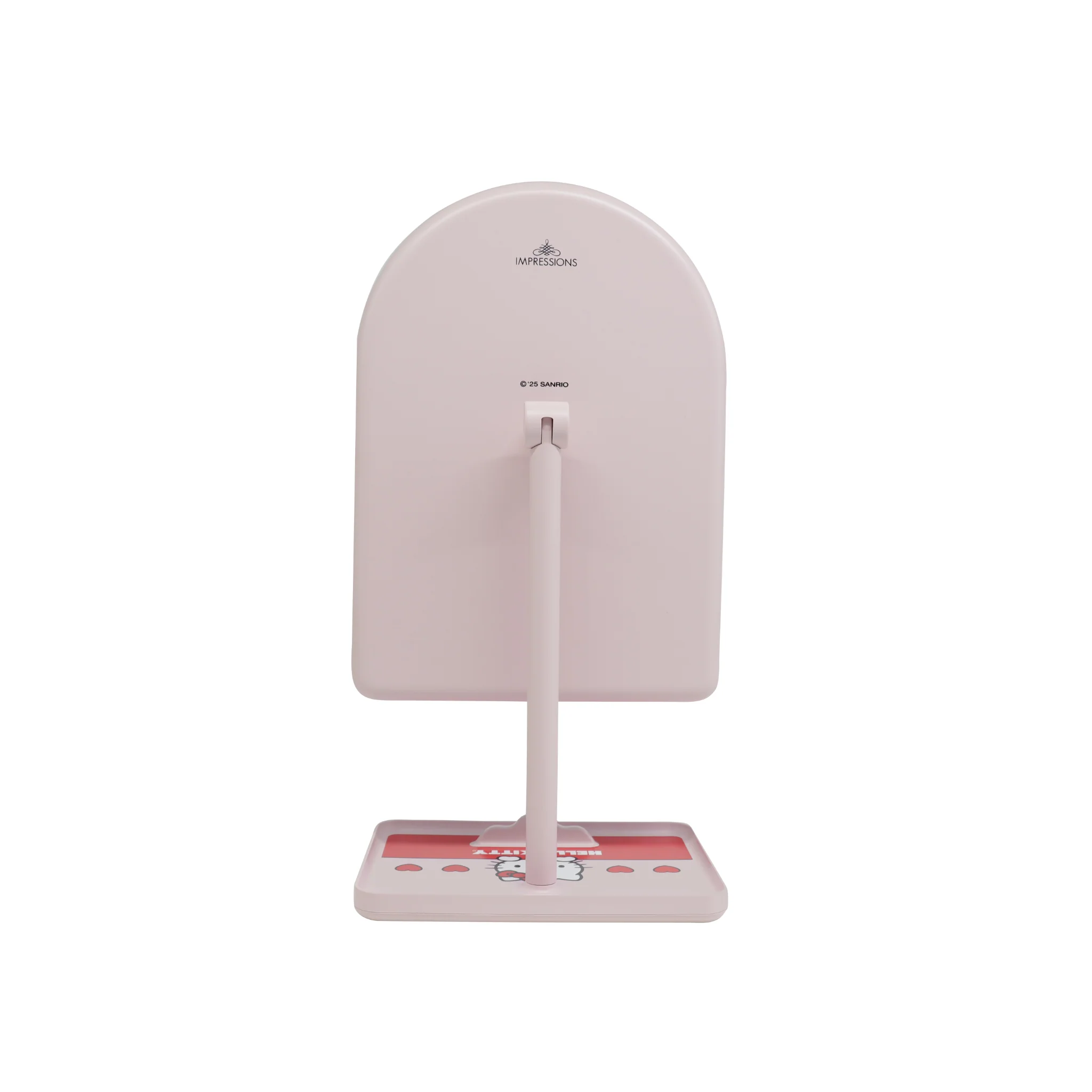Hello Kitty® "Hearts" Arch LED Tabletop Makeup Mirror with Phone Stand Base - Image 3