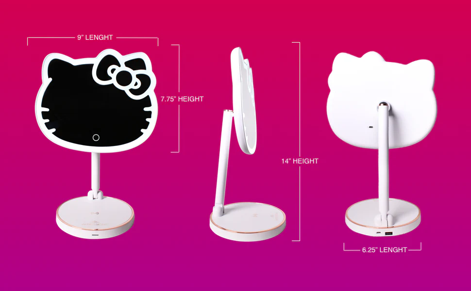Hello Kitty LED Rechargeable Makeup Mirror - Image 10