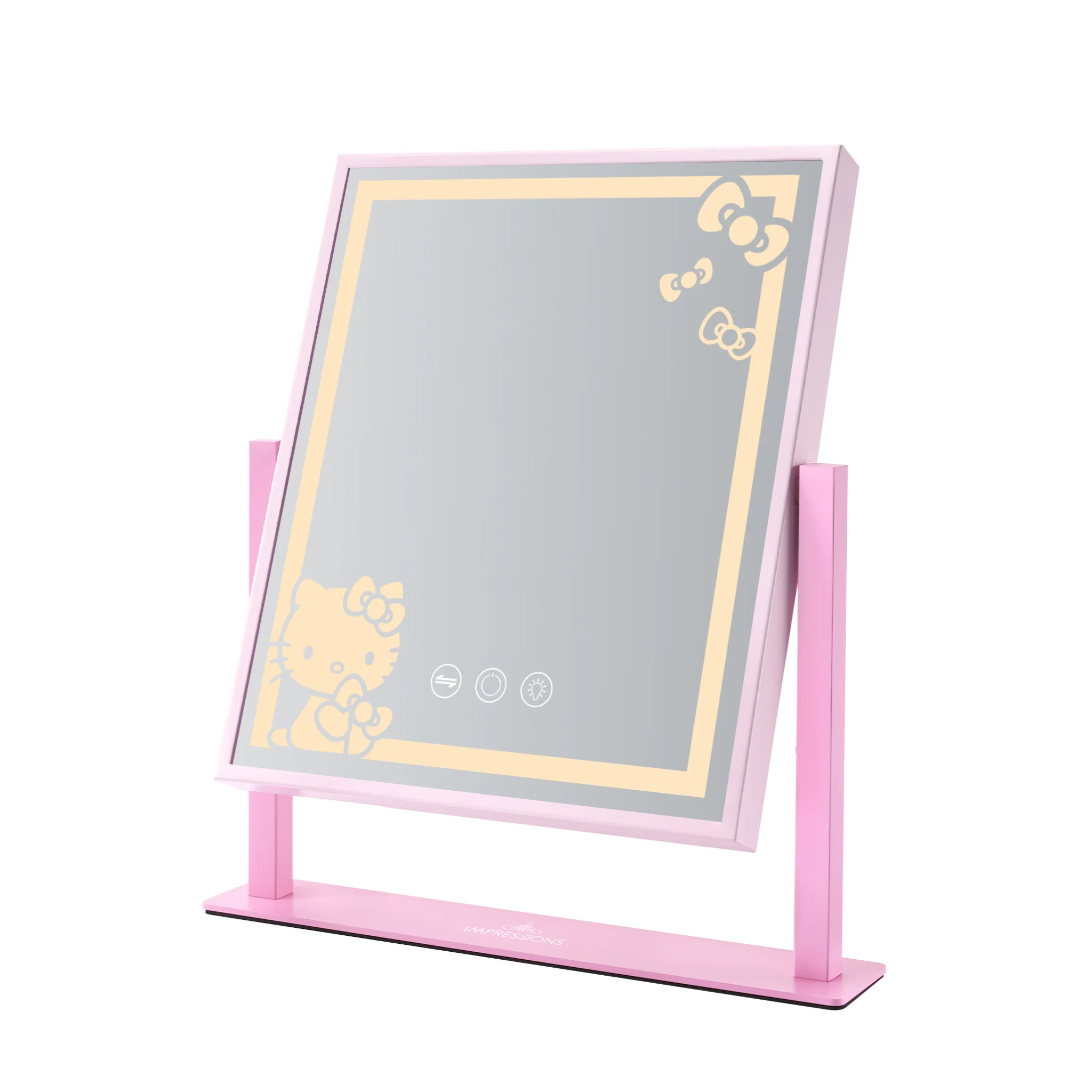 Hello Kitty®️ "Pretty Pink" Tri-tone LED Makeup Mirror - Image 3