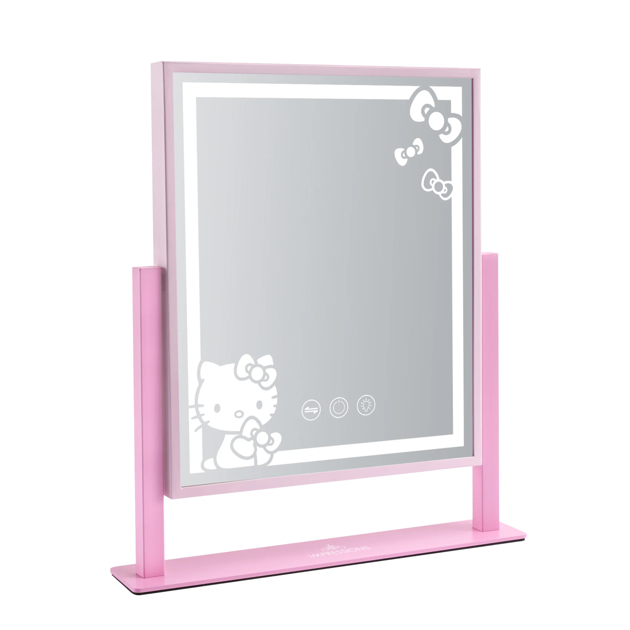 Hello Kitty®️ "Pretty Pink" Tri-tone LED Makeup Mirror - Image 5
