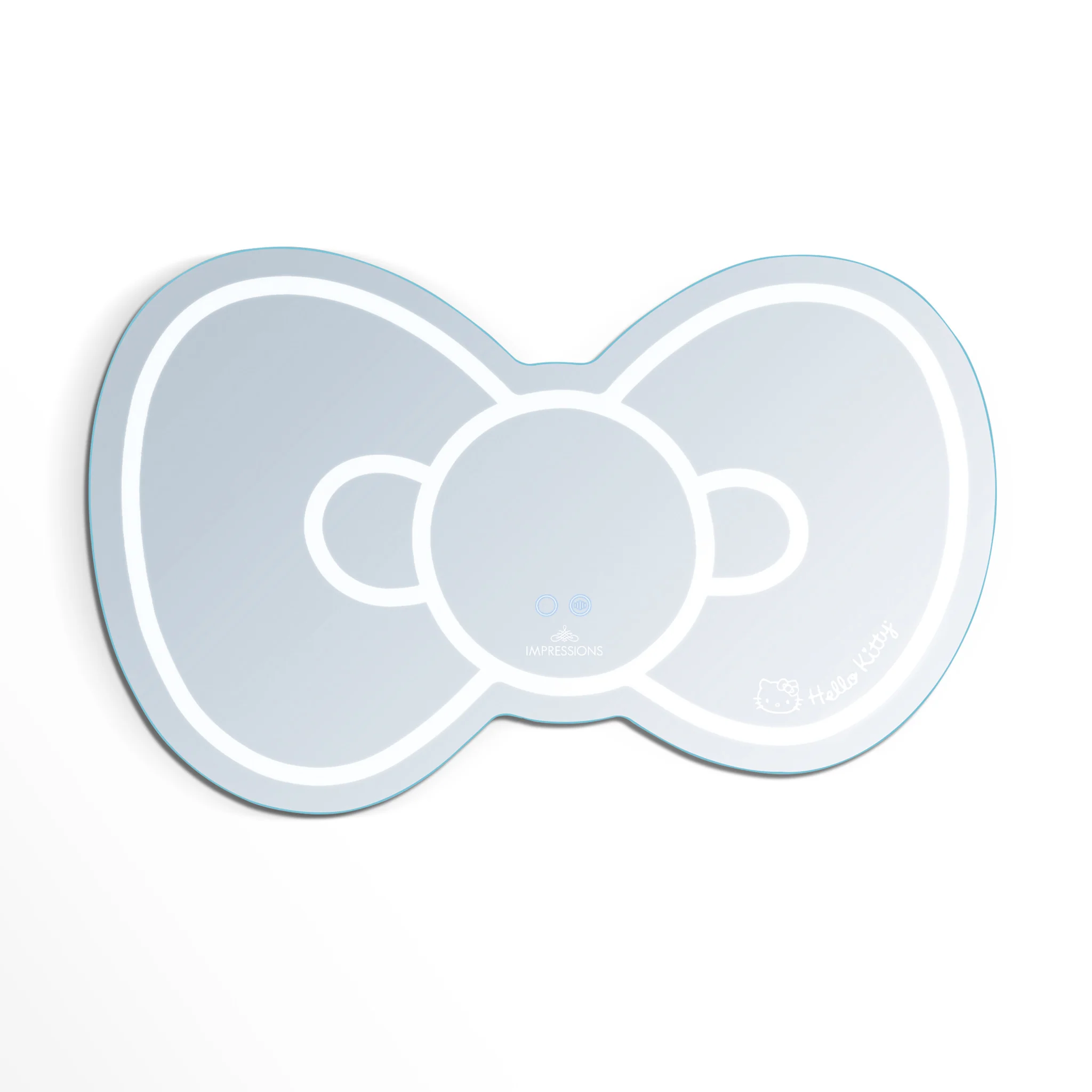 Hello Kitty® RGB Bow Wall Mirror W/ Detachable Base - Image 2