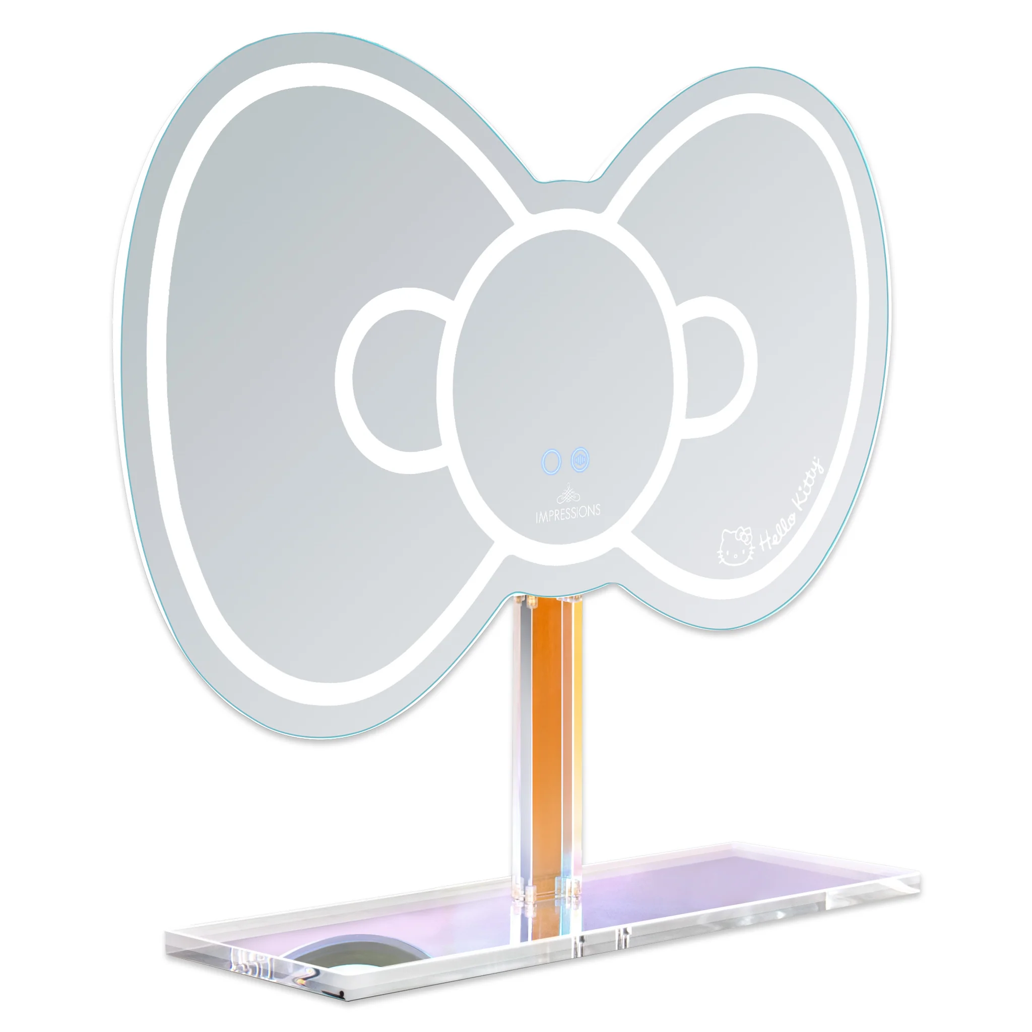 Hello Kitty® RGB Bow Wall Mirror W/ Detachable Base - Image 4