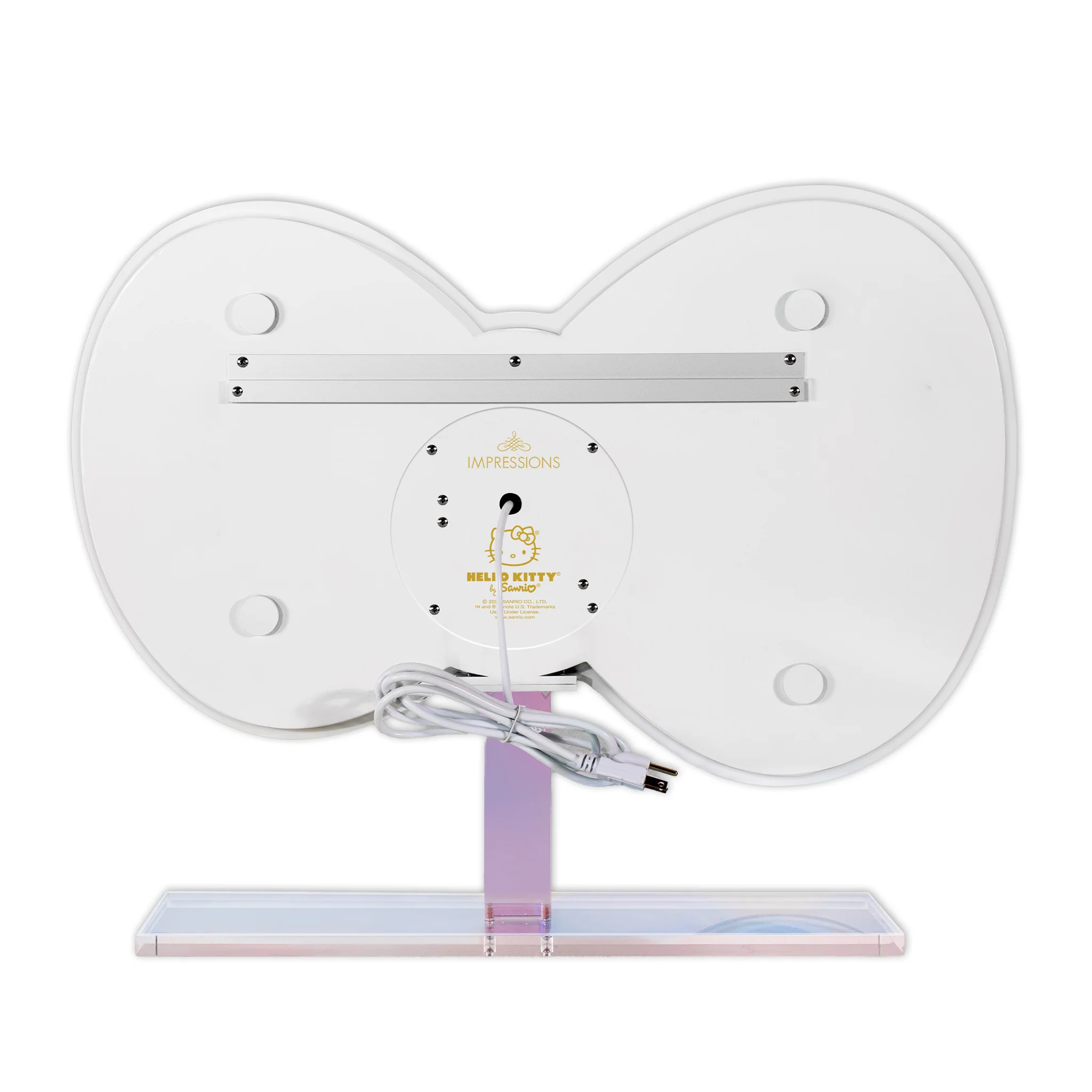 Hello Kitty® RGB Bow Wall Mirror W/ Detachable Base - Image 5