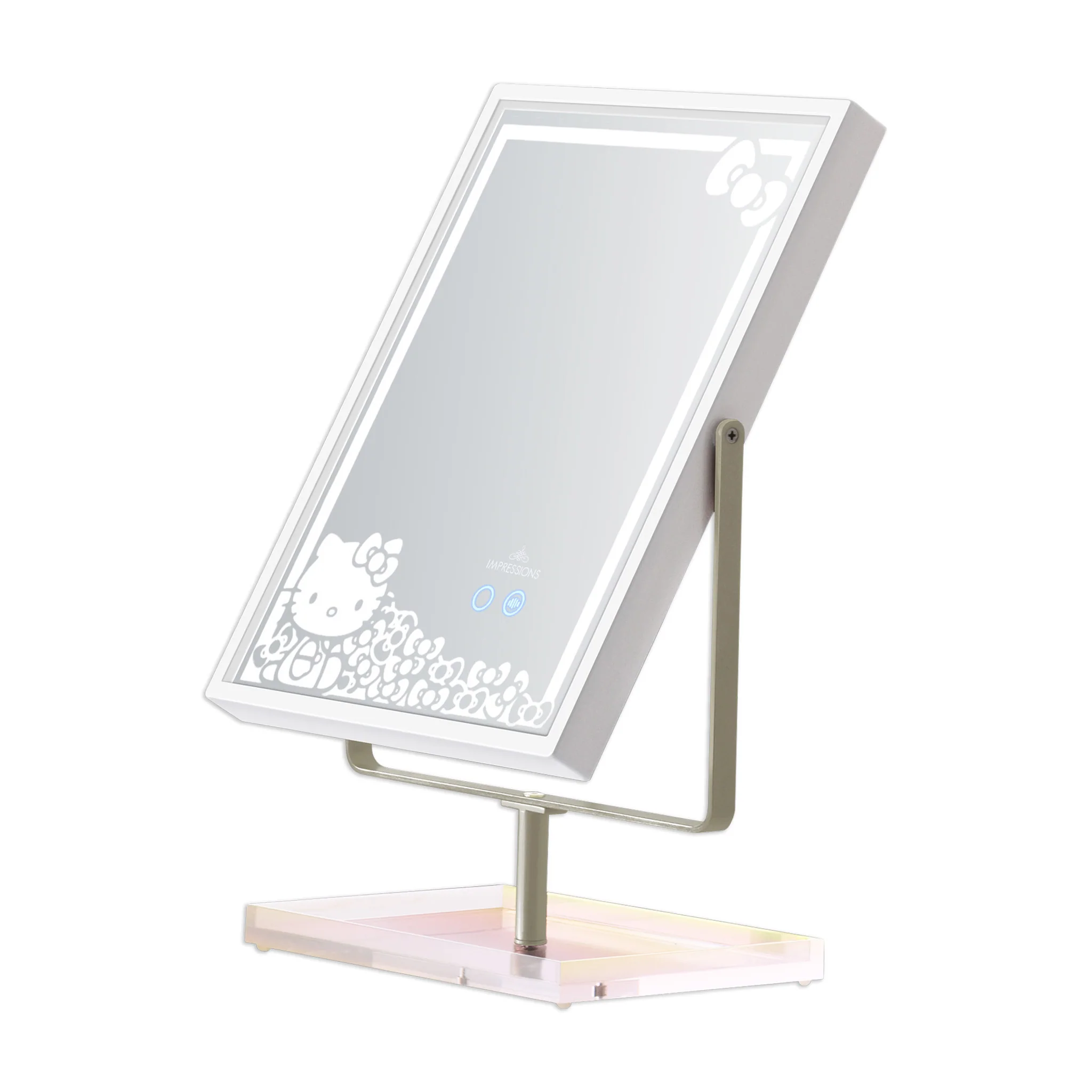 Hello Kitty® RGB Makeup Mirror with Catchall Tray - Image 2