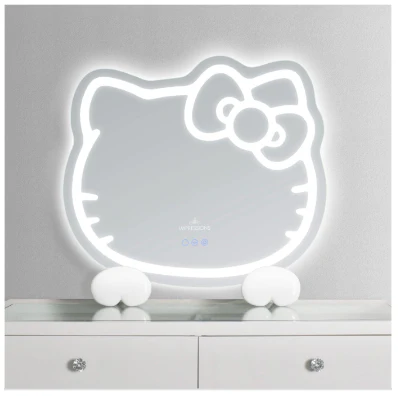 Hello Kitty ® RGB Wall Mirror 2.0 W/ Bluetooth Speakers and Specialty Base - Image 4