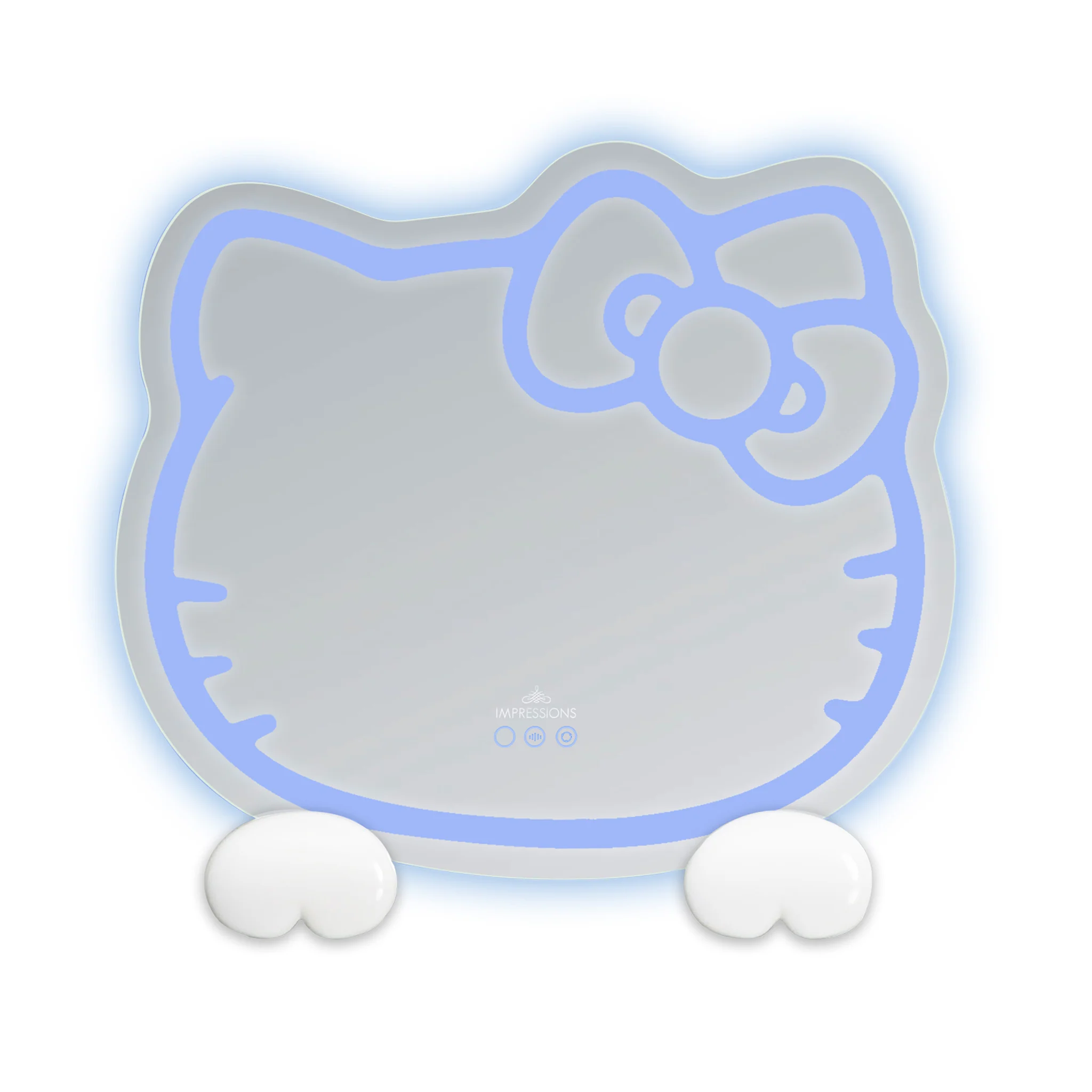 Hello Kitty ® RGB Wall Mirror 2.0 W/ Bluetooth Speakers and Specialty Base - Image 5