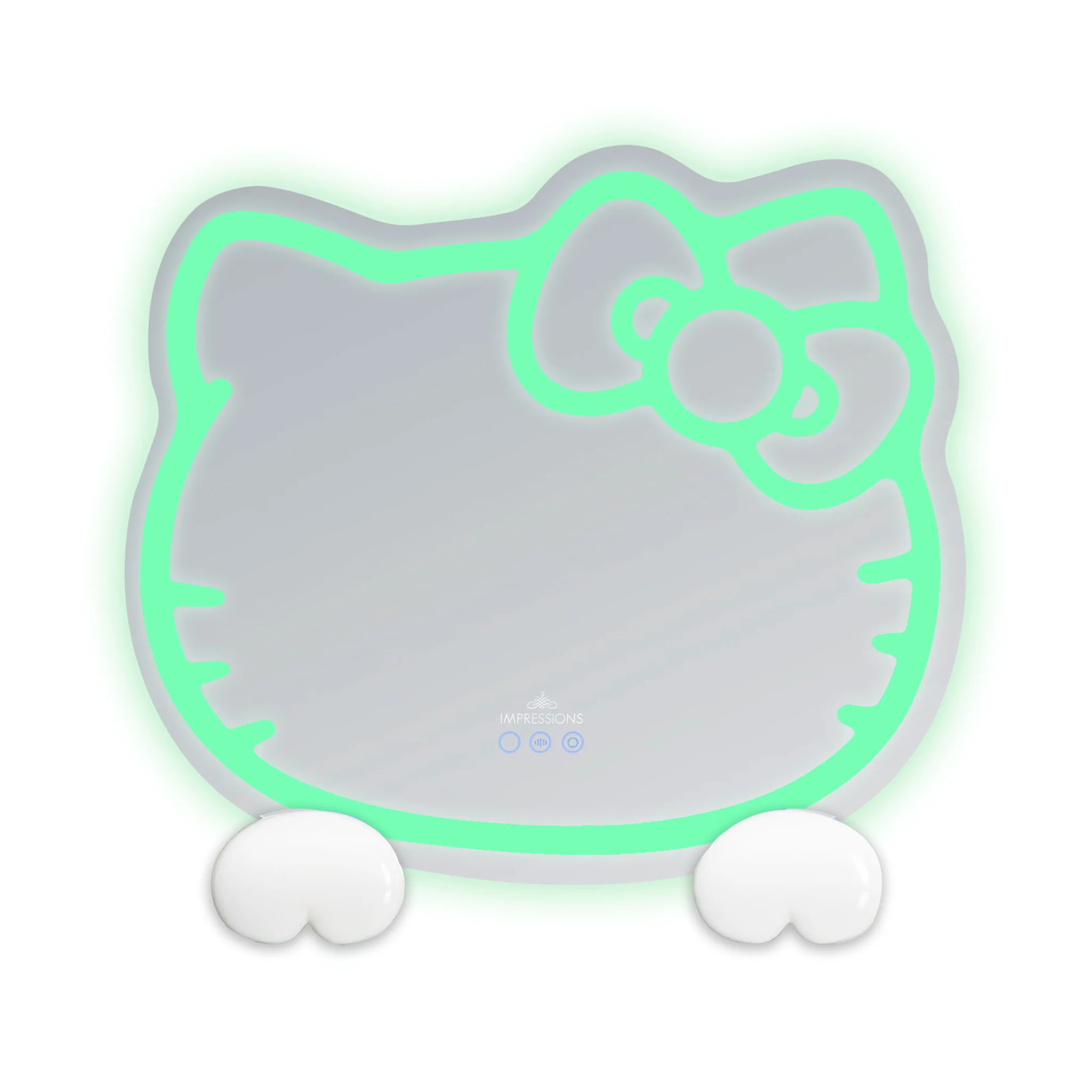 Hello Kitty ® RGB Wall Mirror 2.0 W/ Bluetooth Speakers and Specialty Base - Image 6