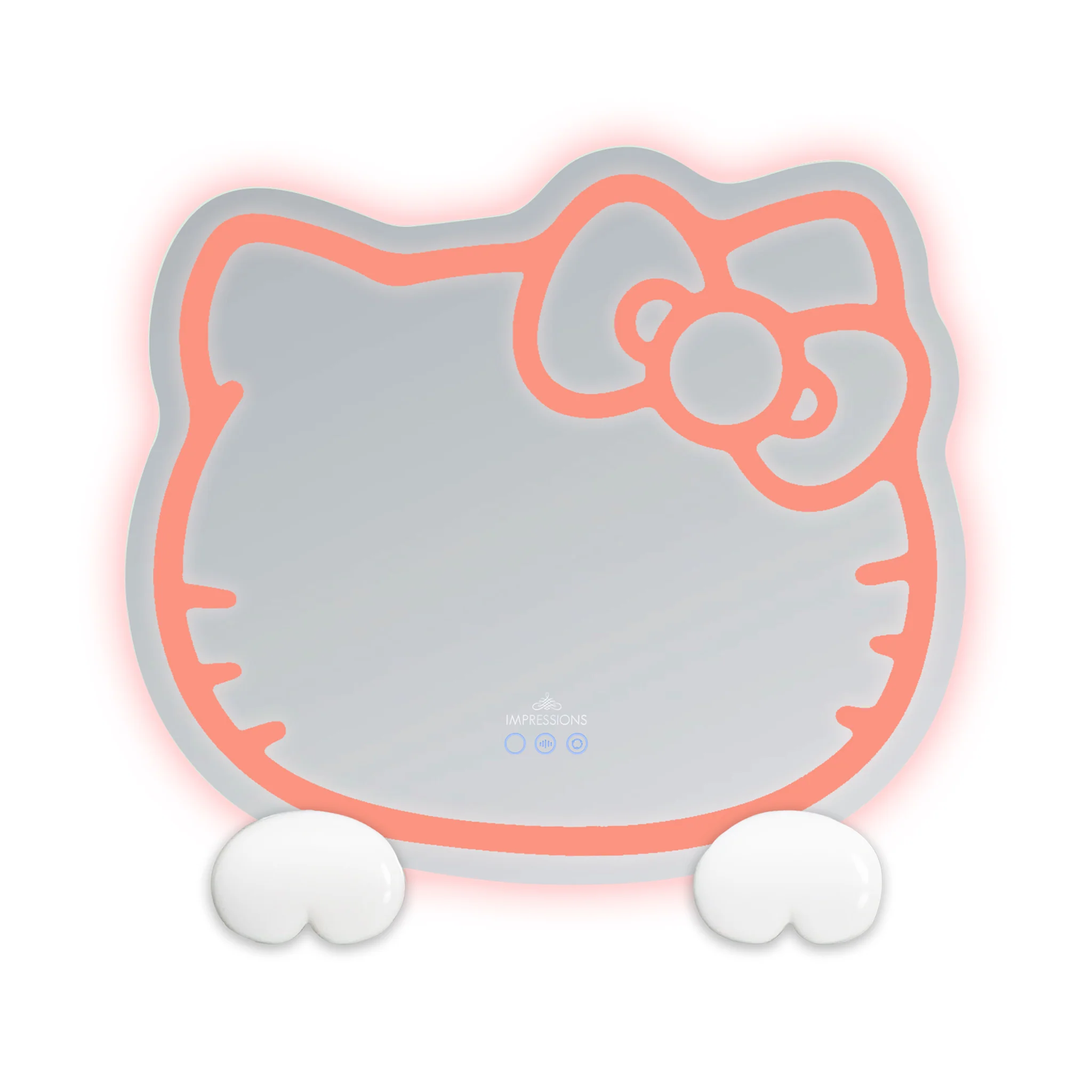 Hello Kitty ® RGB Wall Mirror 2.0 W/ Bluetooth Speakers and Specialty Base - Image 7