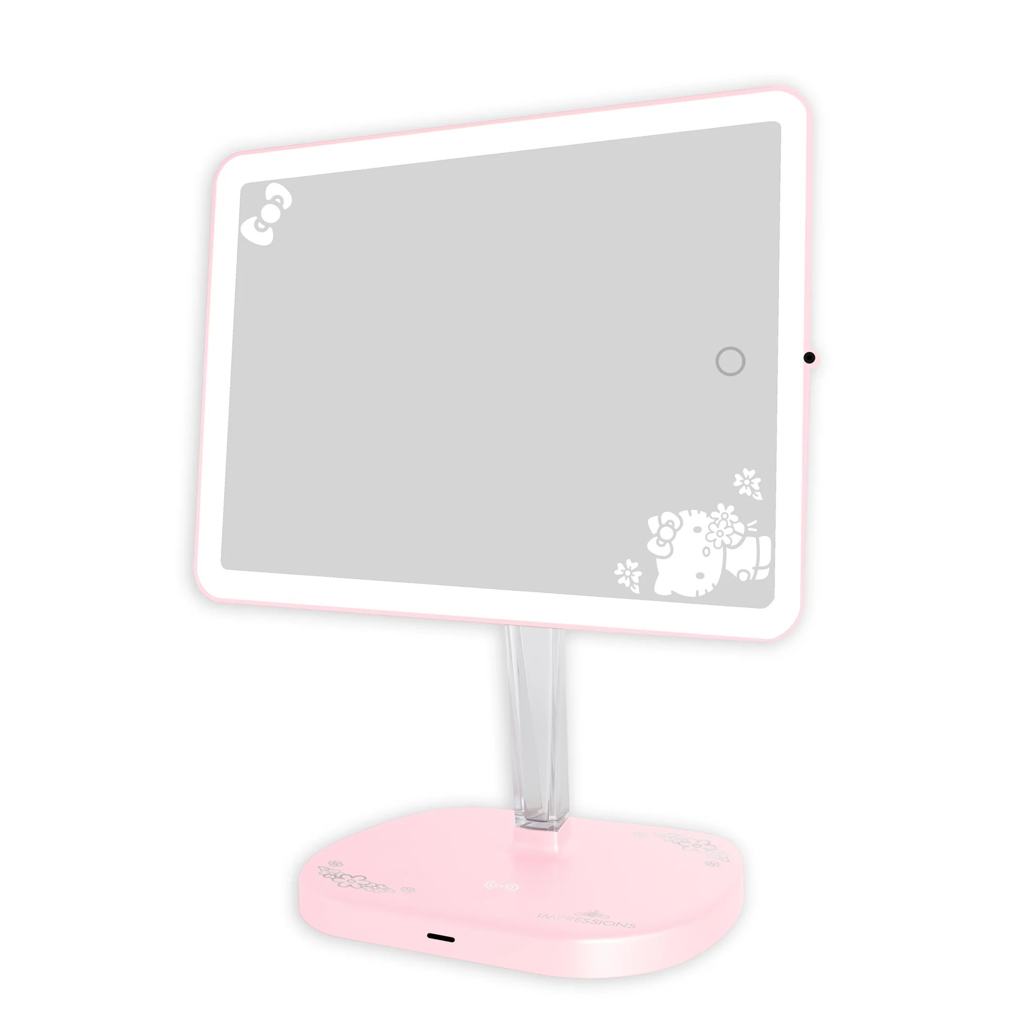 Hello Kitty® Touch Pro 2.0 LED Makeup Mirror with Qi Charging Base - Image 2