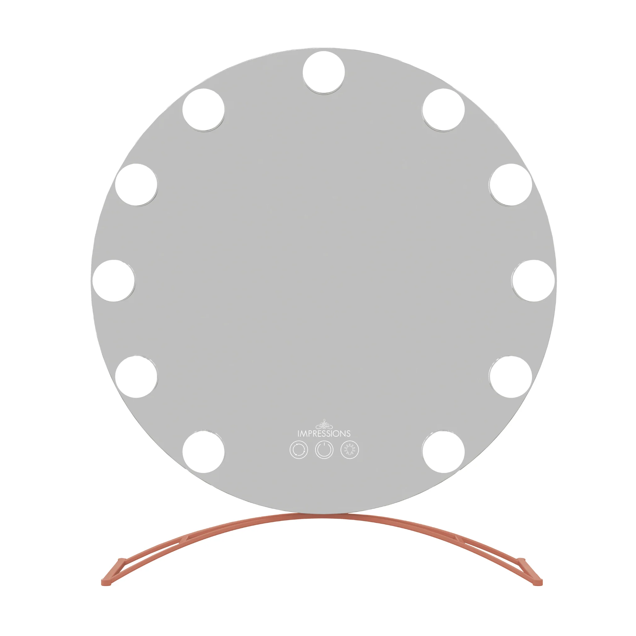 Hollywood Round XL Tri-tone LED Vanity Mirror - Image 10