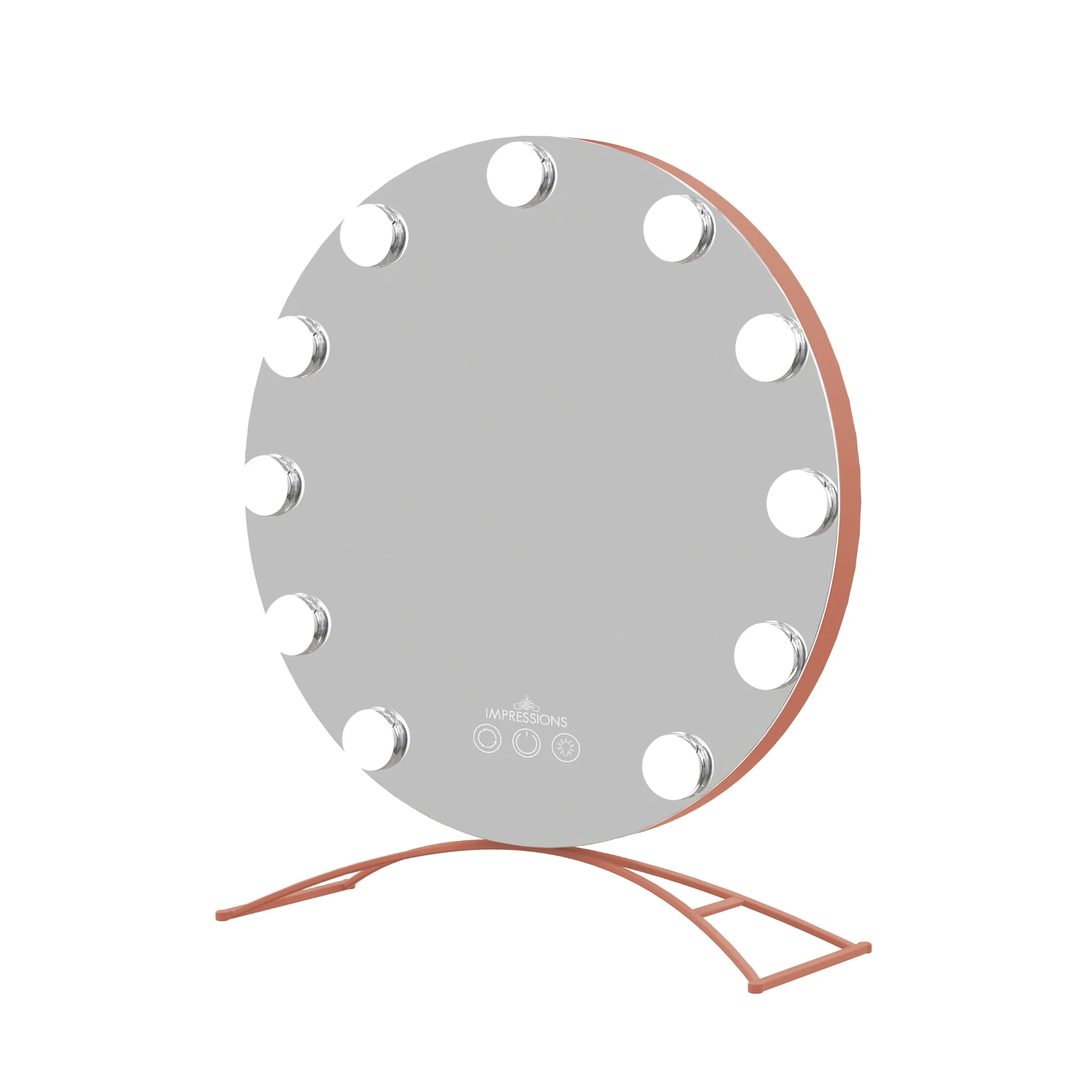 Hollywood Round XL Tri-tone LED Vanity Mirror - Image 11