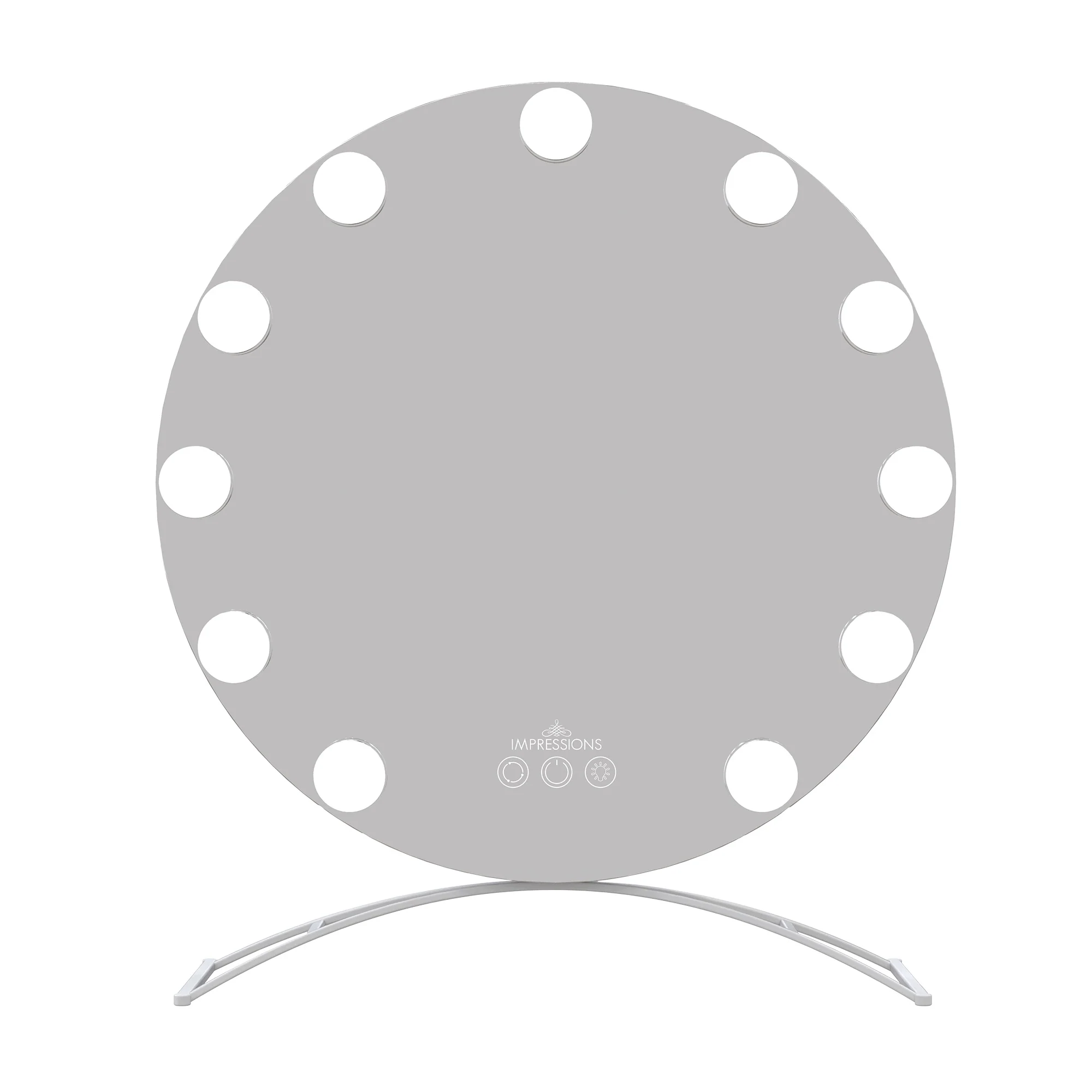 Hollywood Round XL Tri-tone LED Vanity Mirror - Image 4