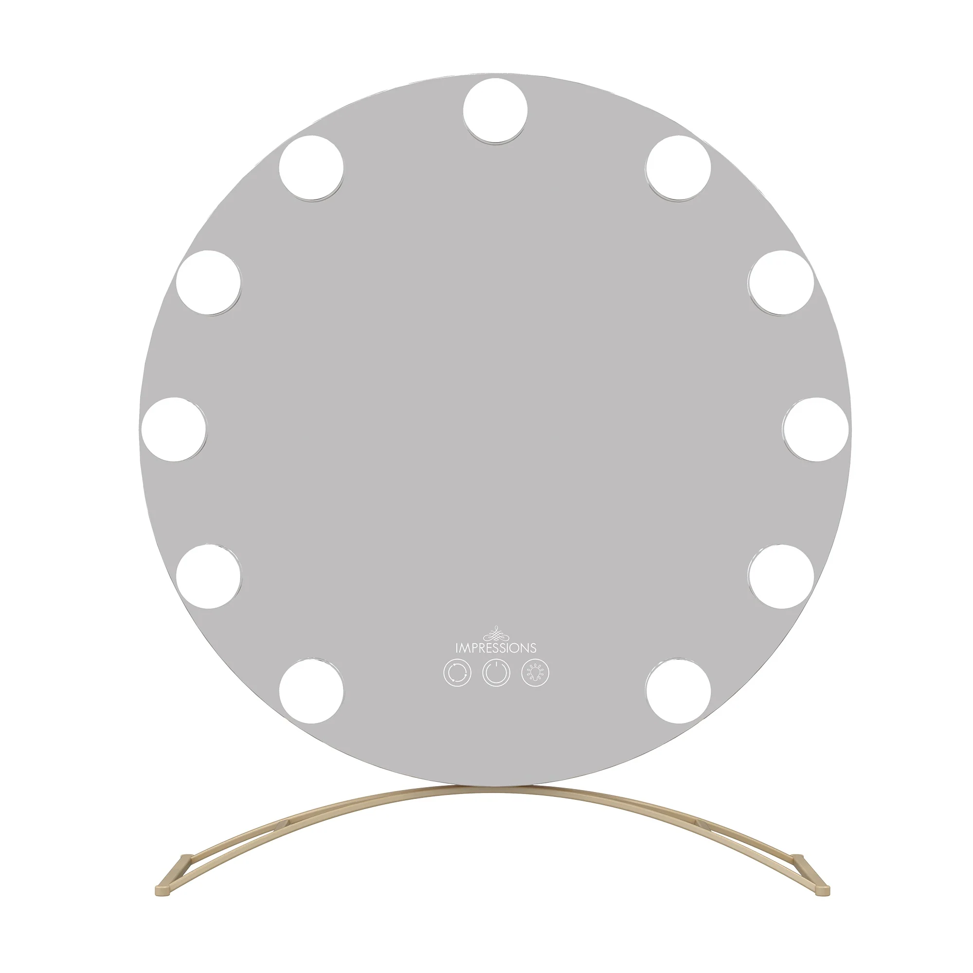 Hollywood Round XL Tri-tone LED Vanity Mirror - Image 7