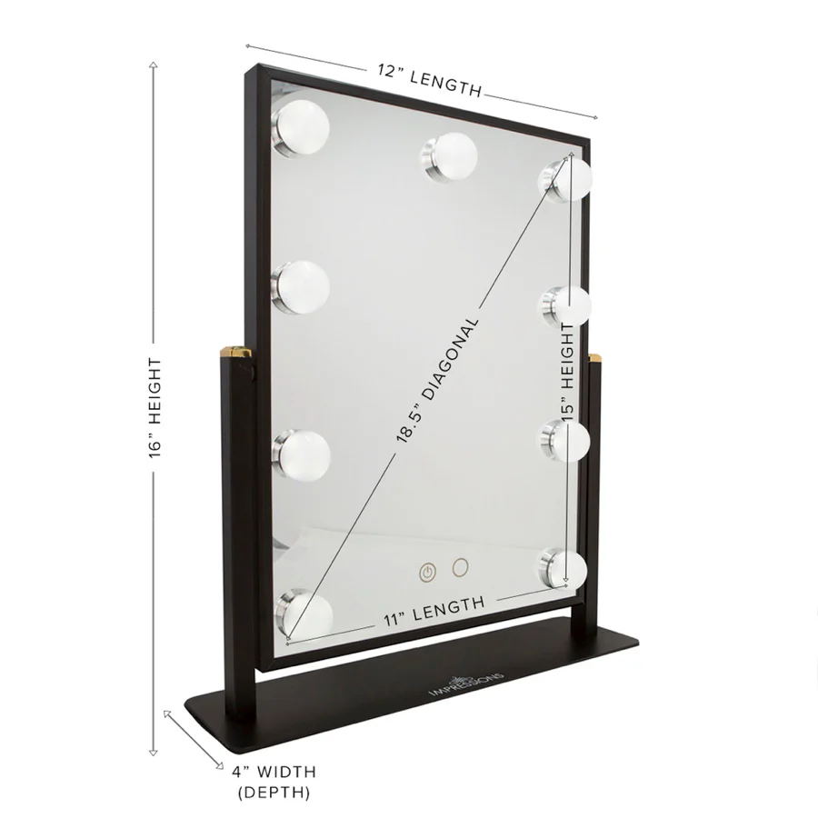Hollywood Touch DuoTone LED Makeup Mirror - Image 3