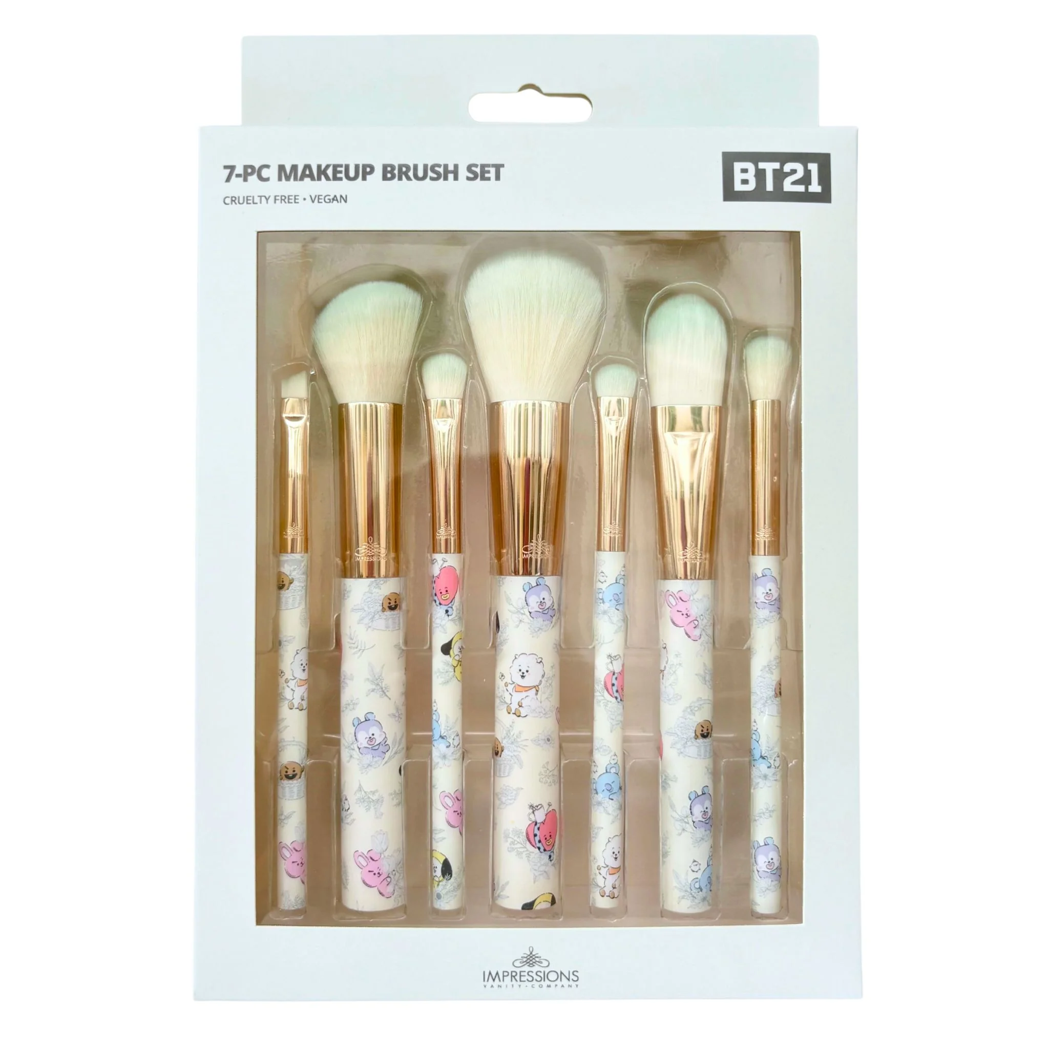 Impressions Vanity with BT21 7-PC Makeup Brush Set - Image 4