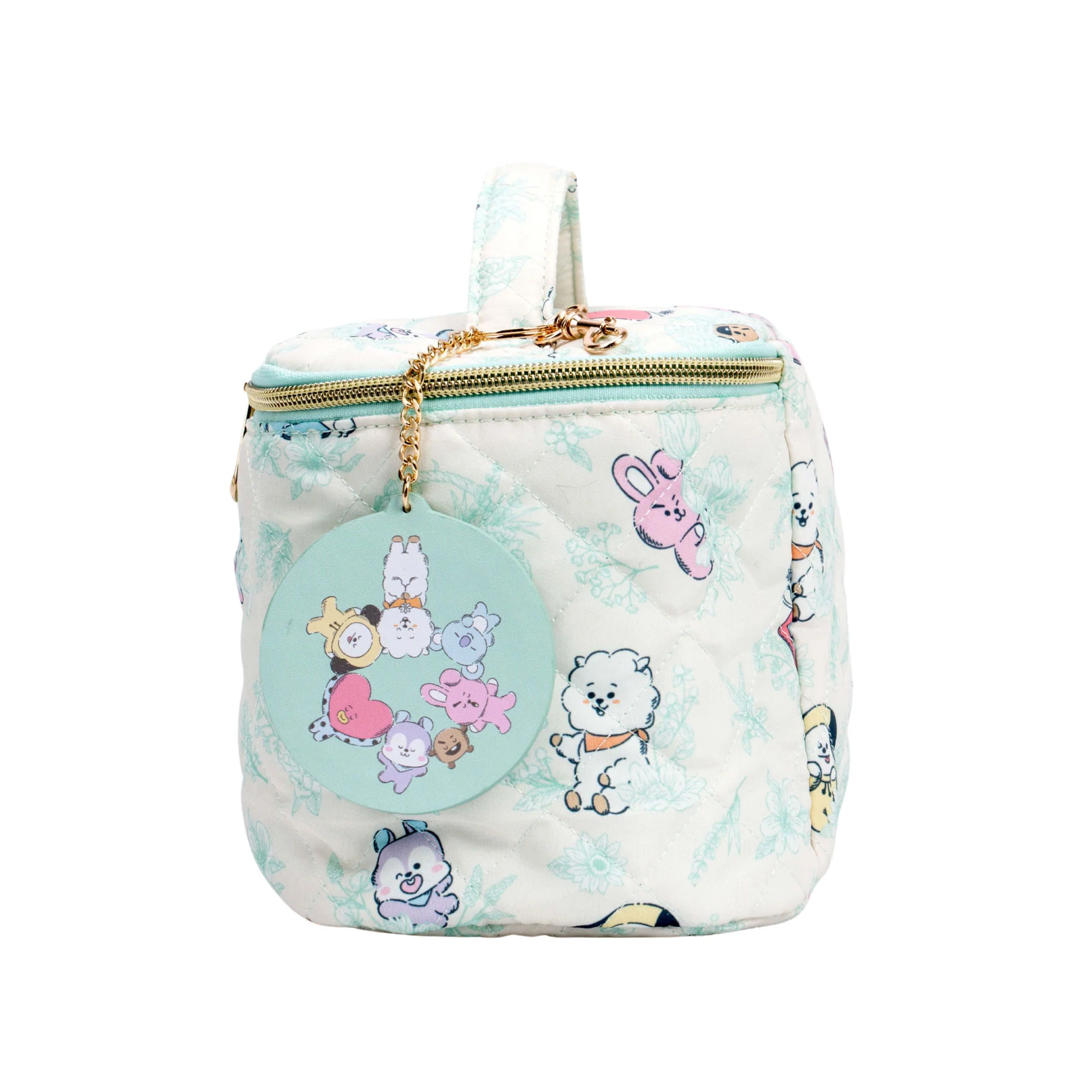 Impressions Vanity with BT21 Quilted Train Case w/ Mirror Keychain - Image 5