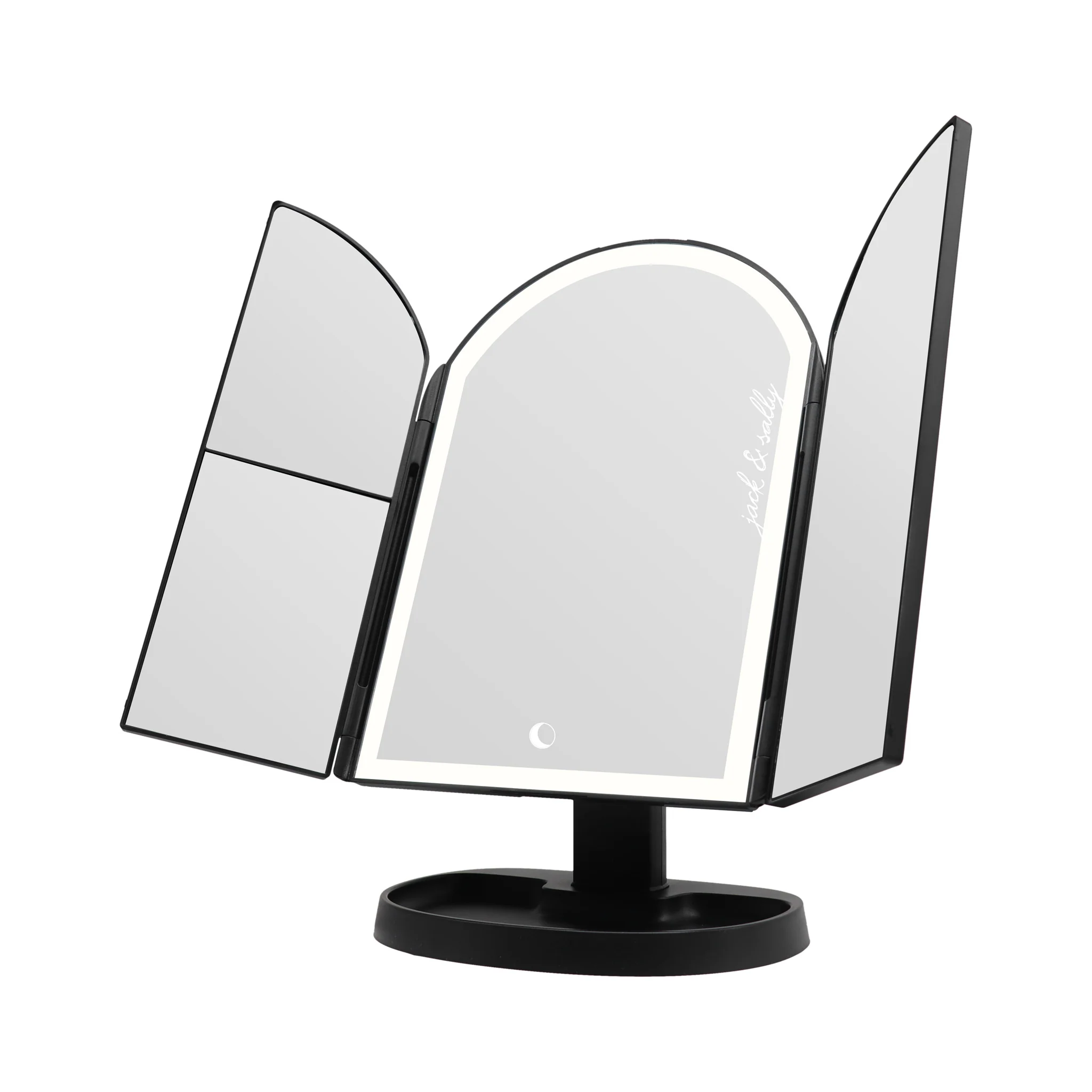 Jack Skellington & Sally Arch Trifold LED Makeup Mirror - Image 3