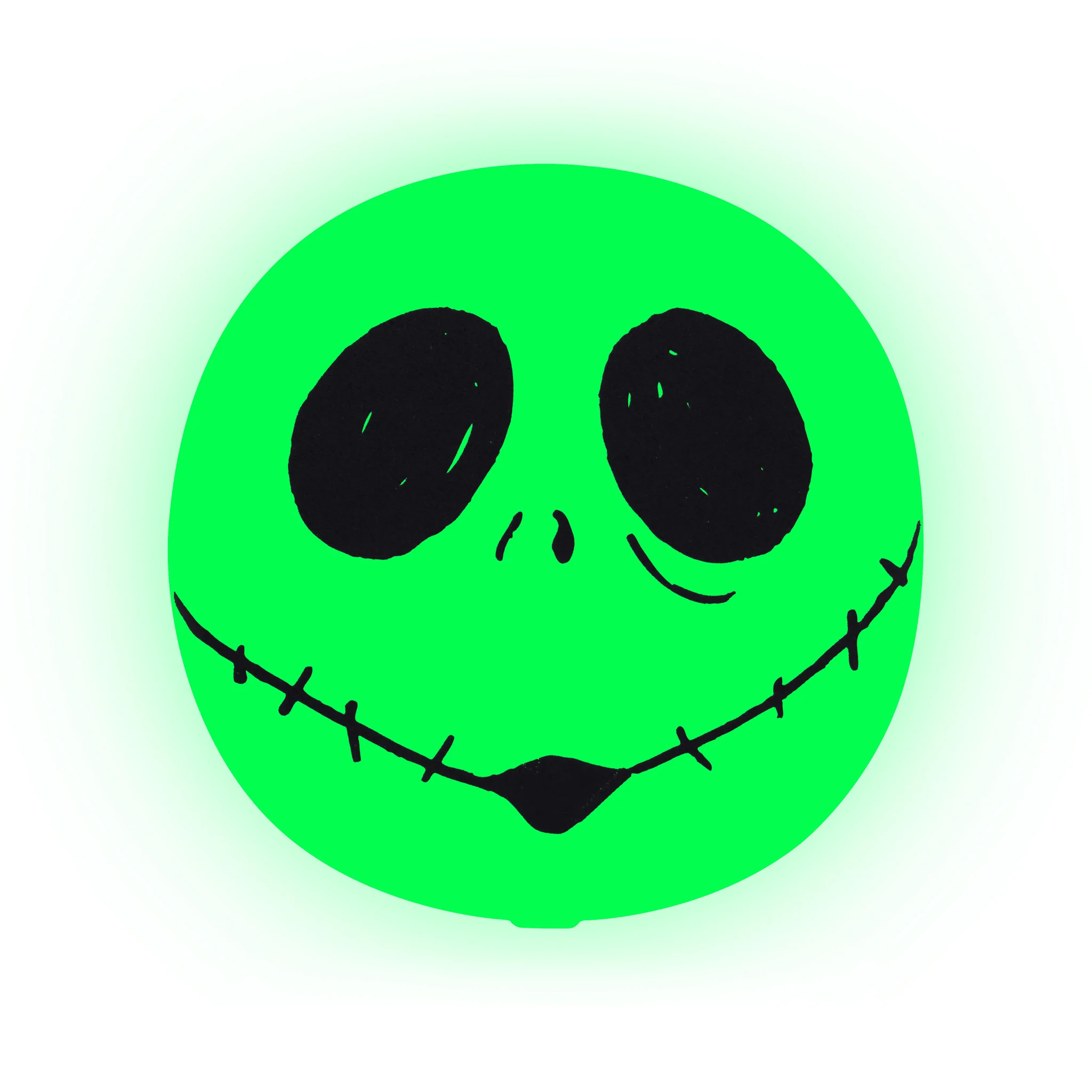 Jack Skellington "Glow in the Dark" LED Compact Mirror - Image 5