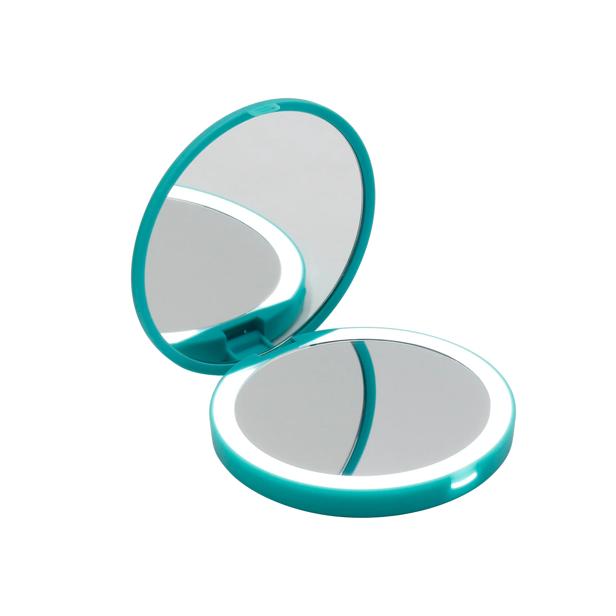 Jasmine Compact Mirror with Wireless Power Bank Charging Base - Image 3