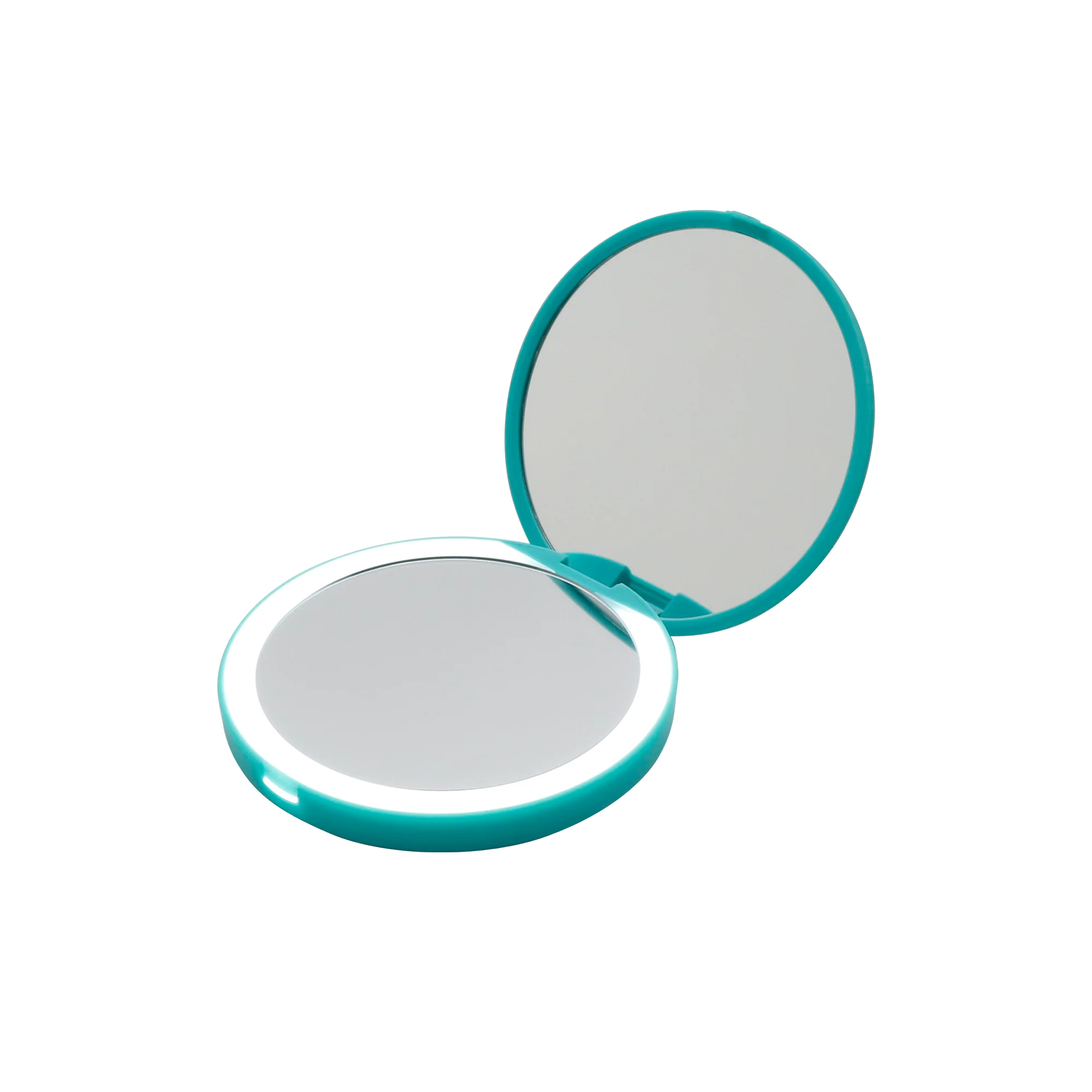 Jasmine Compact Mirror with Wireless Power Bank Charging Base - Image 4