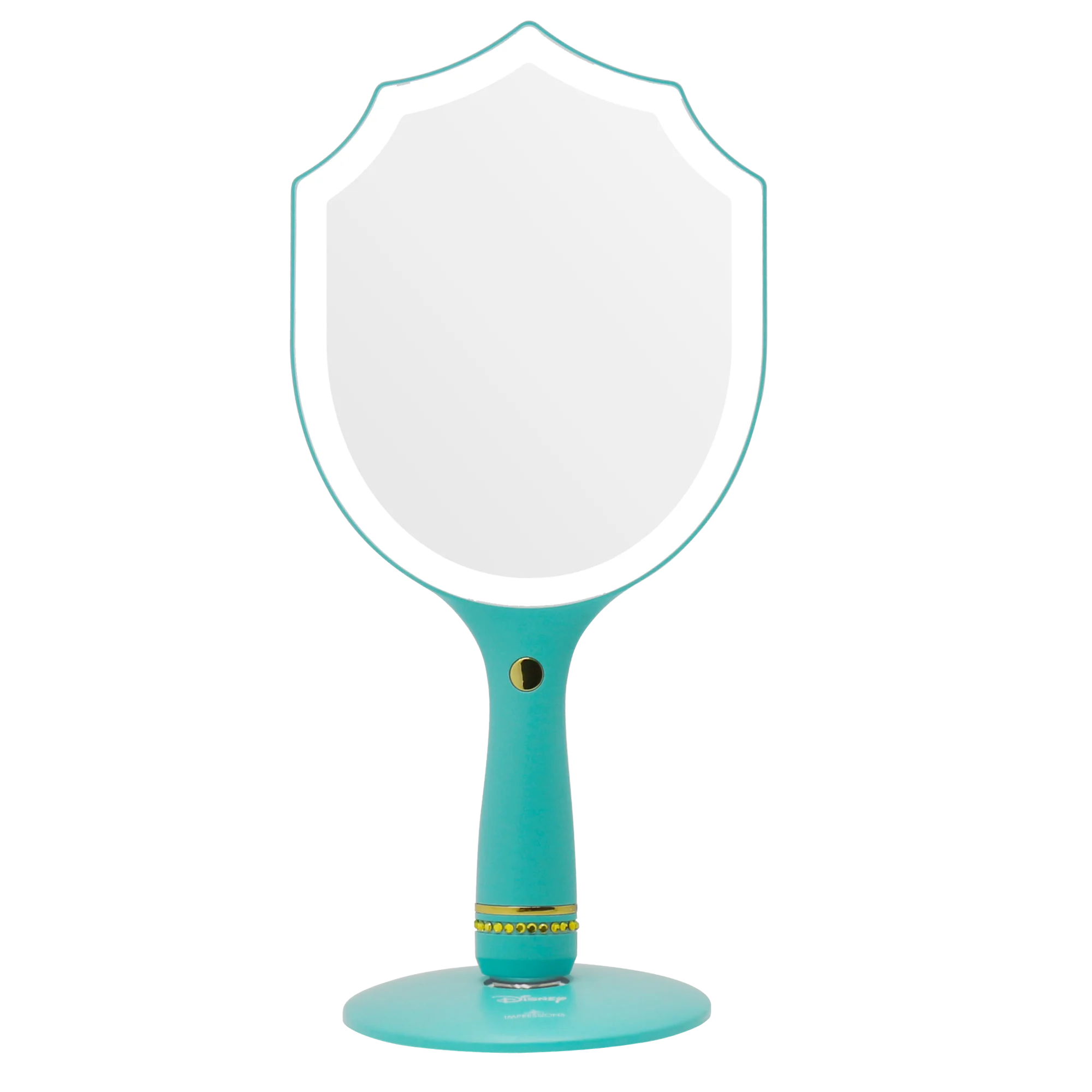 Jasmine LED Handheld Makeup Mirror With Standing Base - Image 3