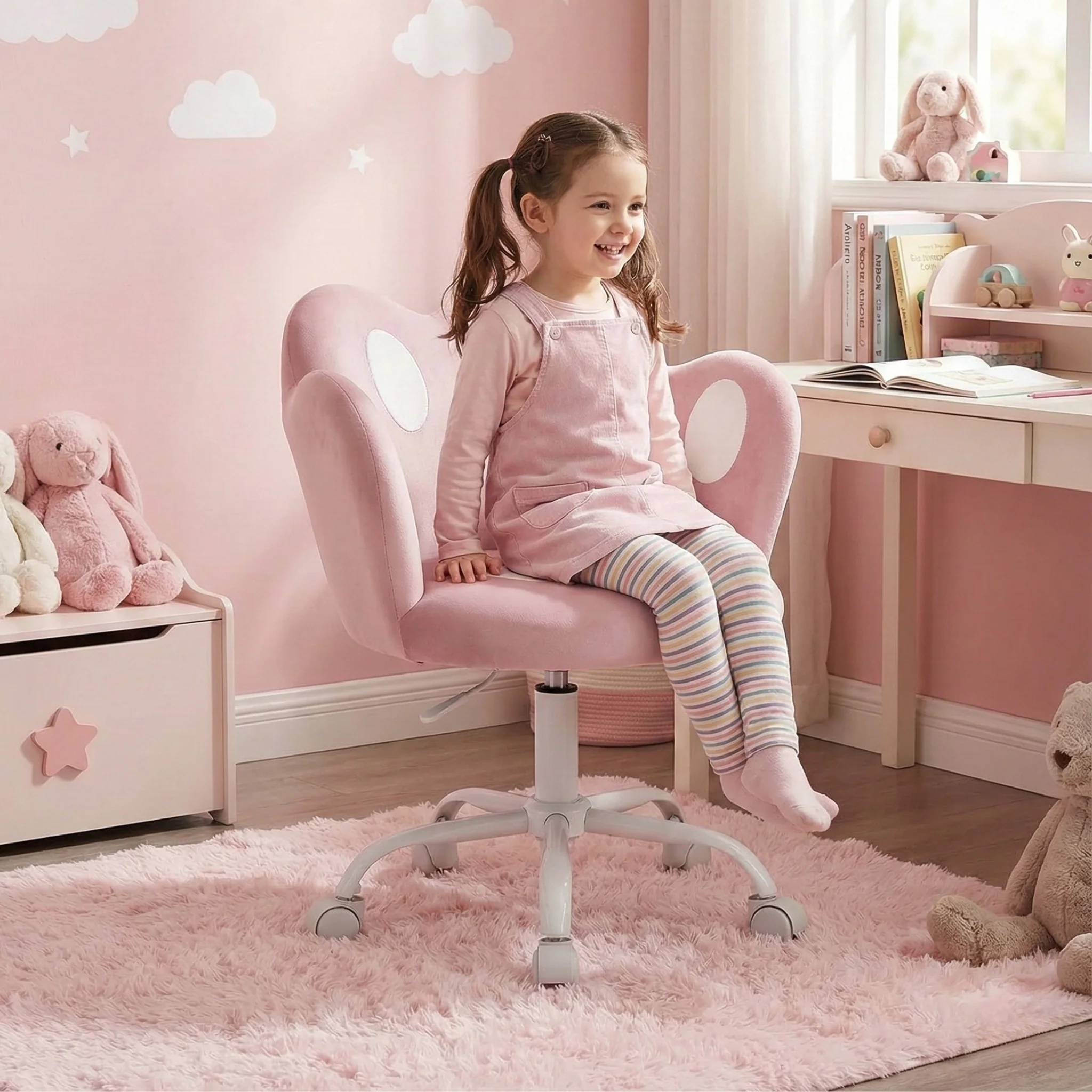 Kids' Kiki Swivel Vanity Chair - Image 4