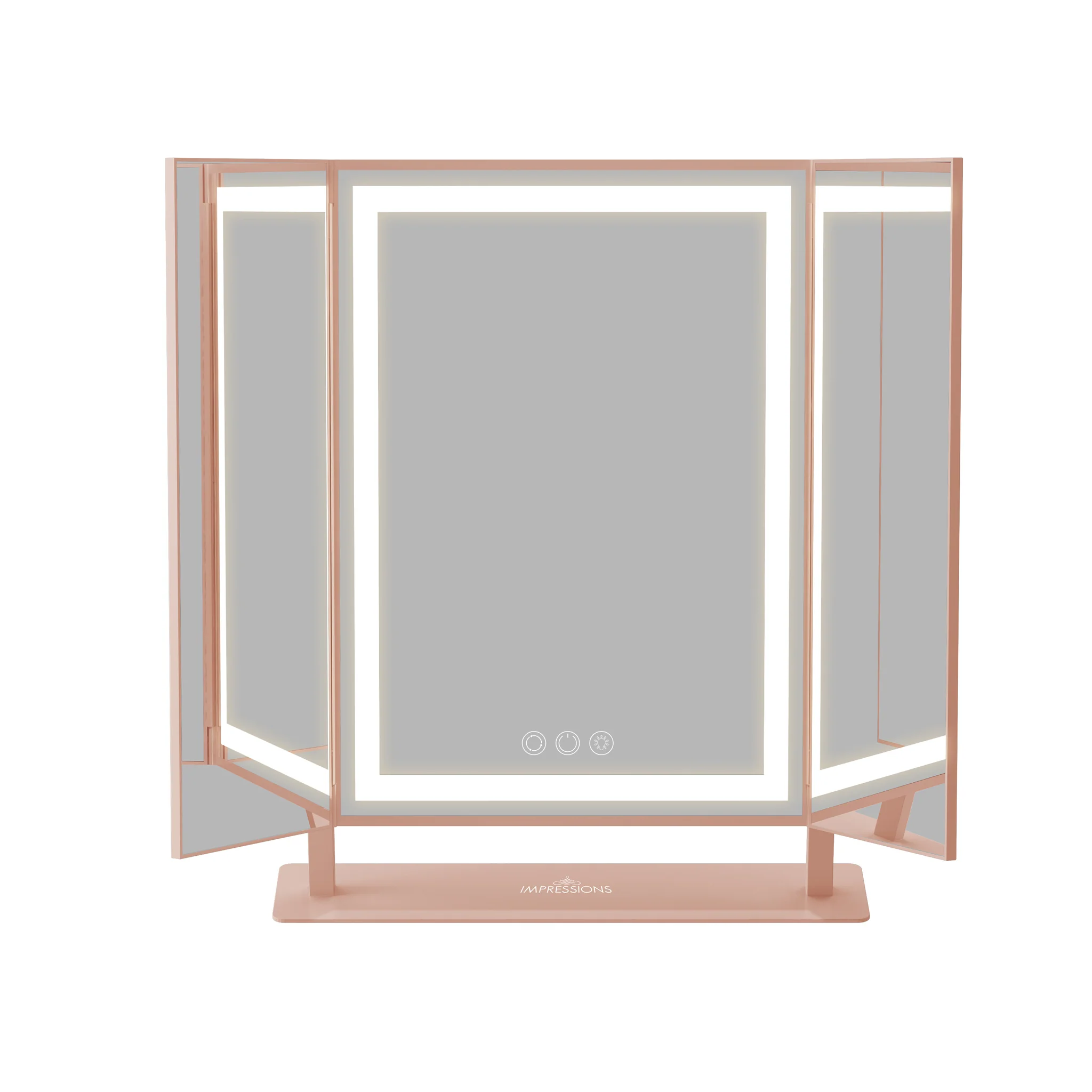Lavish Trifold LED Tri-Tone Makeup Mirror - Image 11