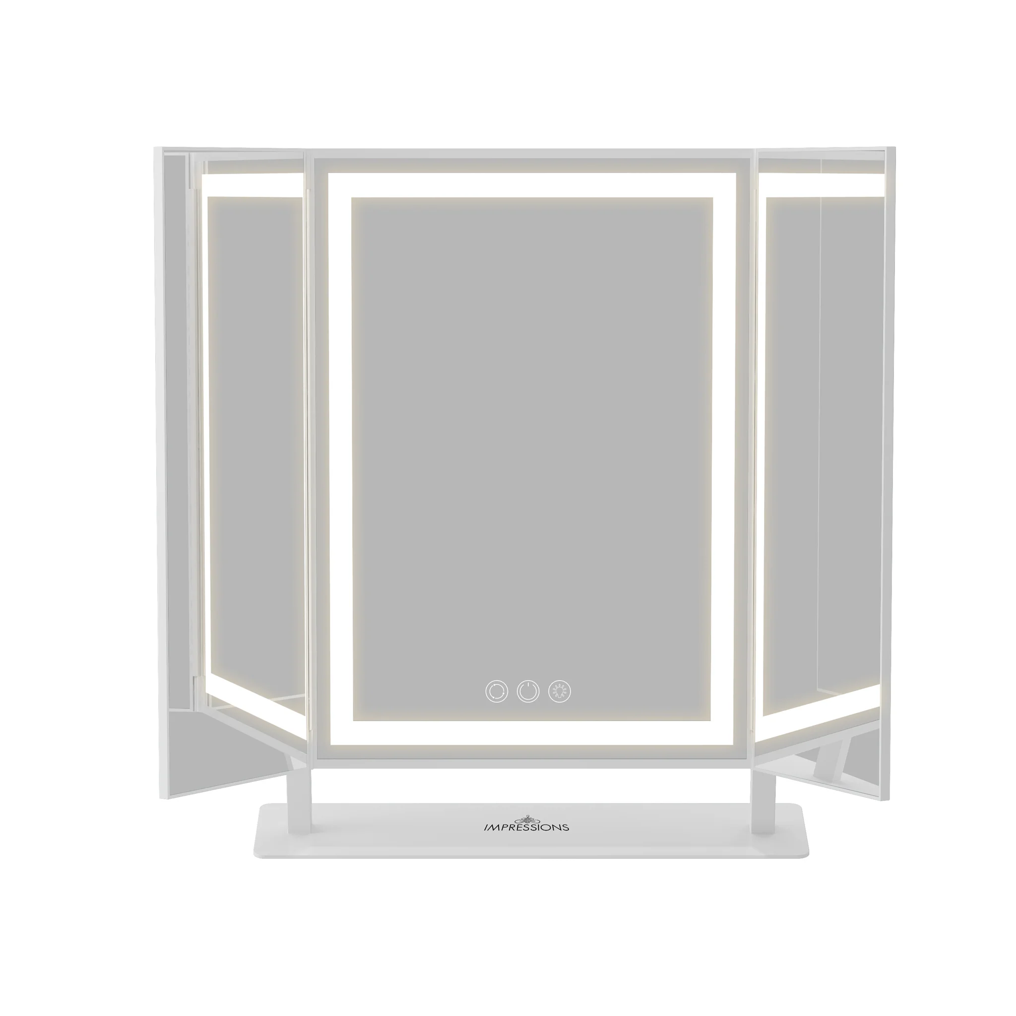 Lavish Trifold LED Tri-Tone Makeup Mirror - Image 2