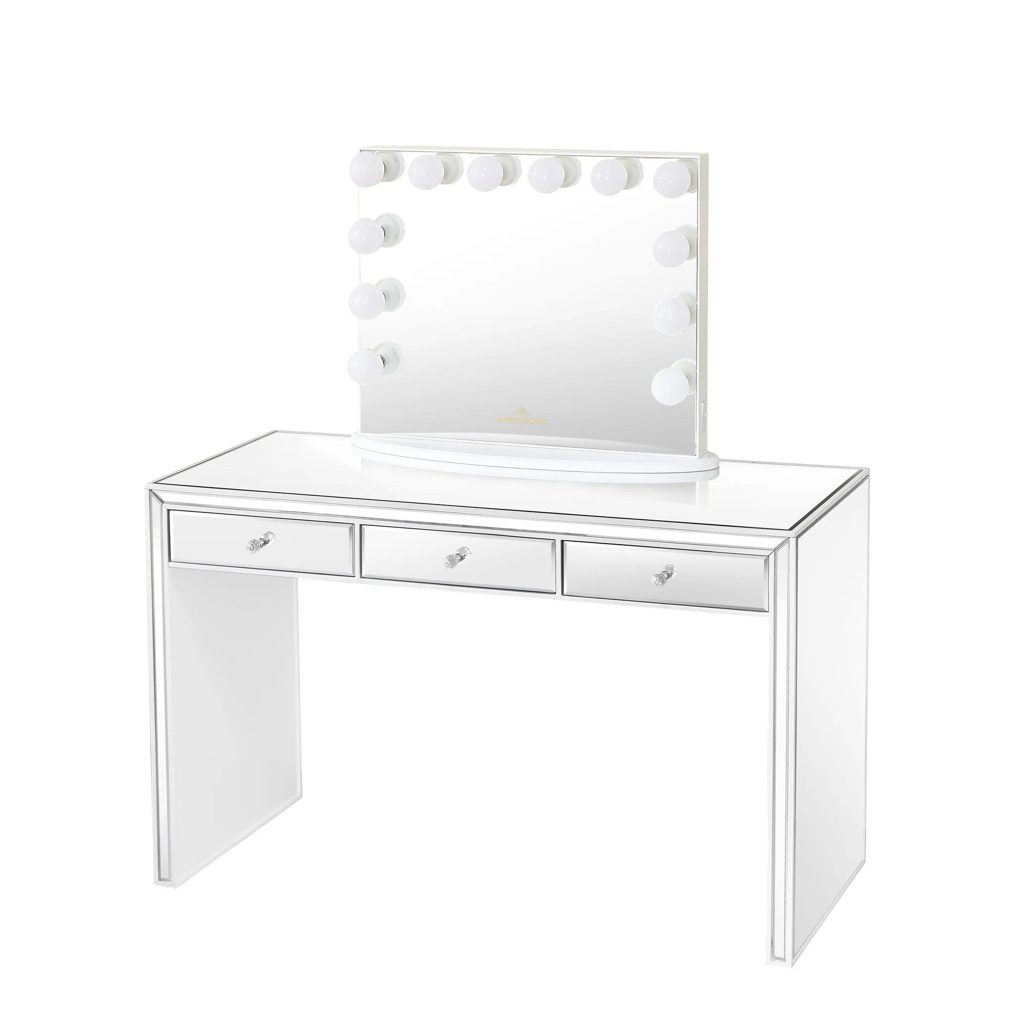 Leah Premium Mirrored Vanity Table - Image 10