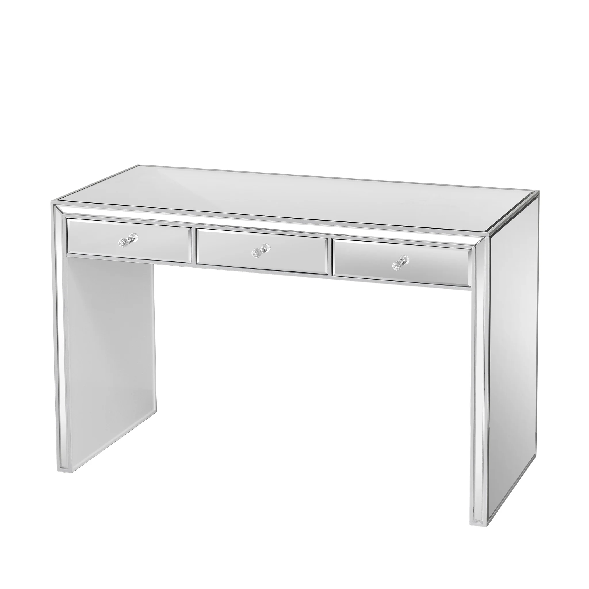 Leah Premium Mirrored Vanity Table - Image 7