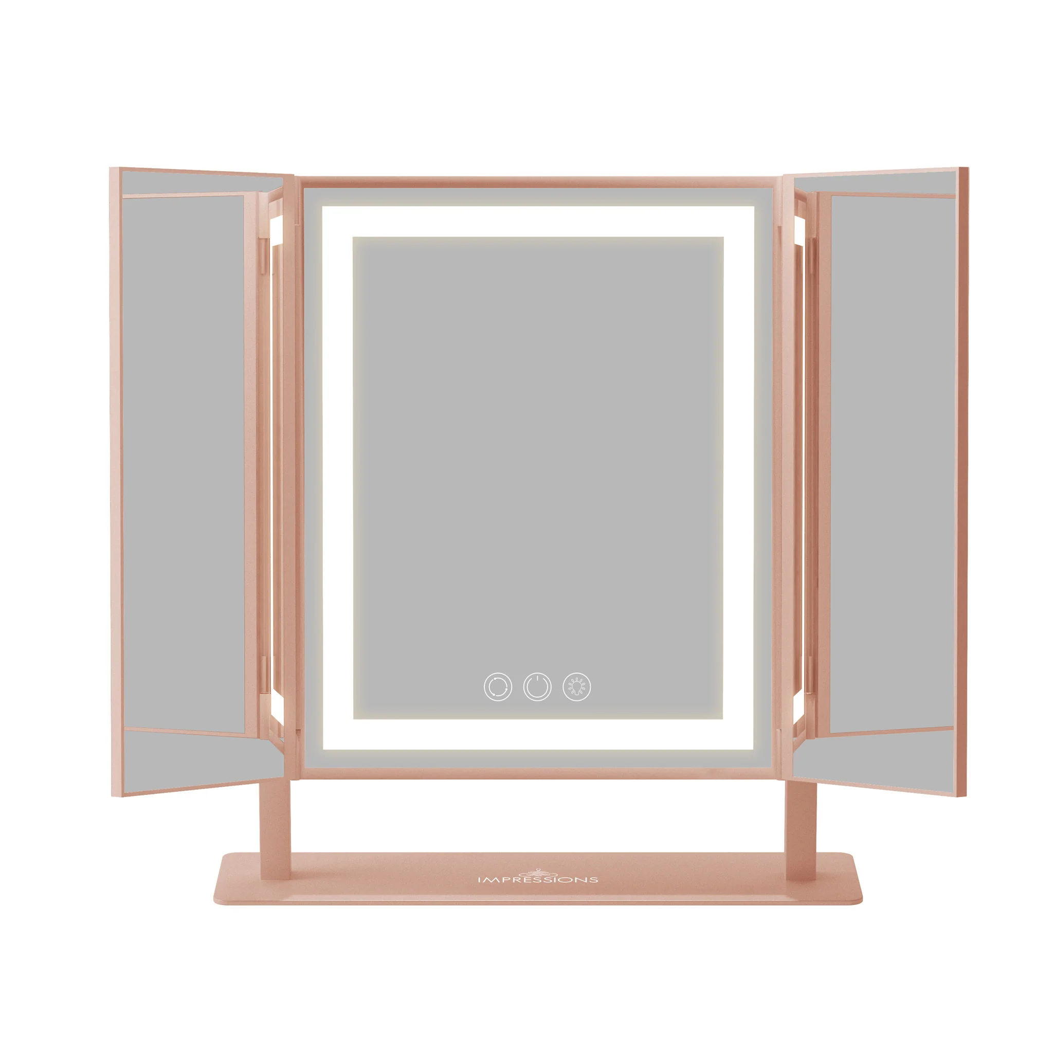 Luxury Trifold LED Tri-Tone Makeup Mirror - Image 15