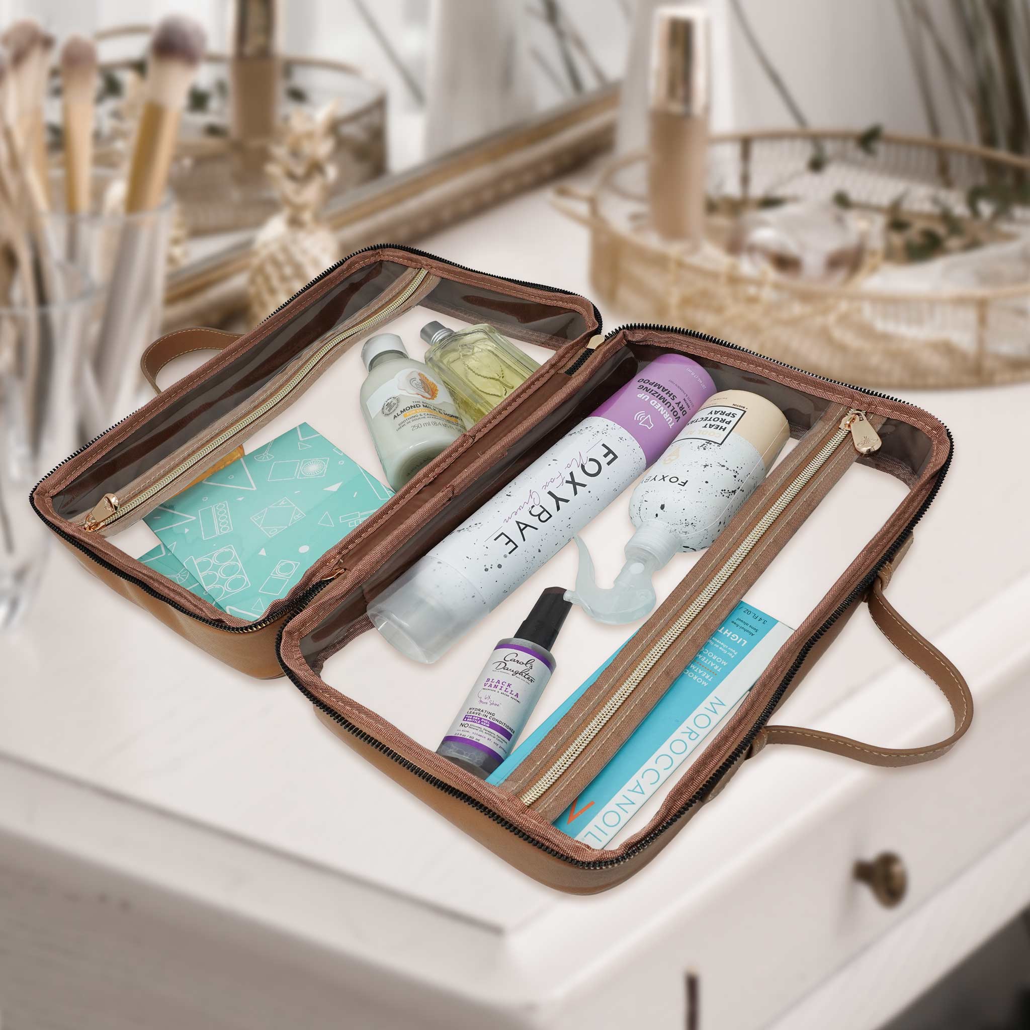 Malta Clear Toiletry Case - Large - Image 3