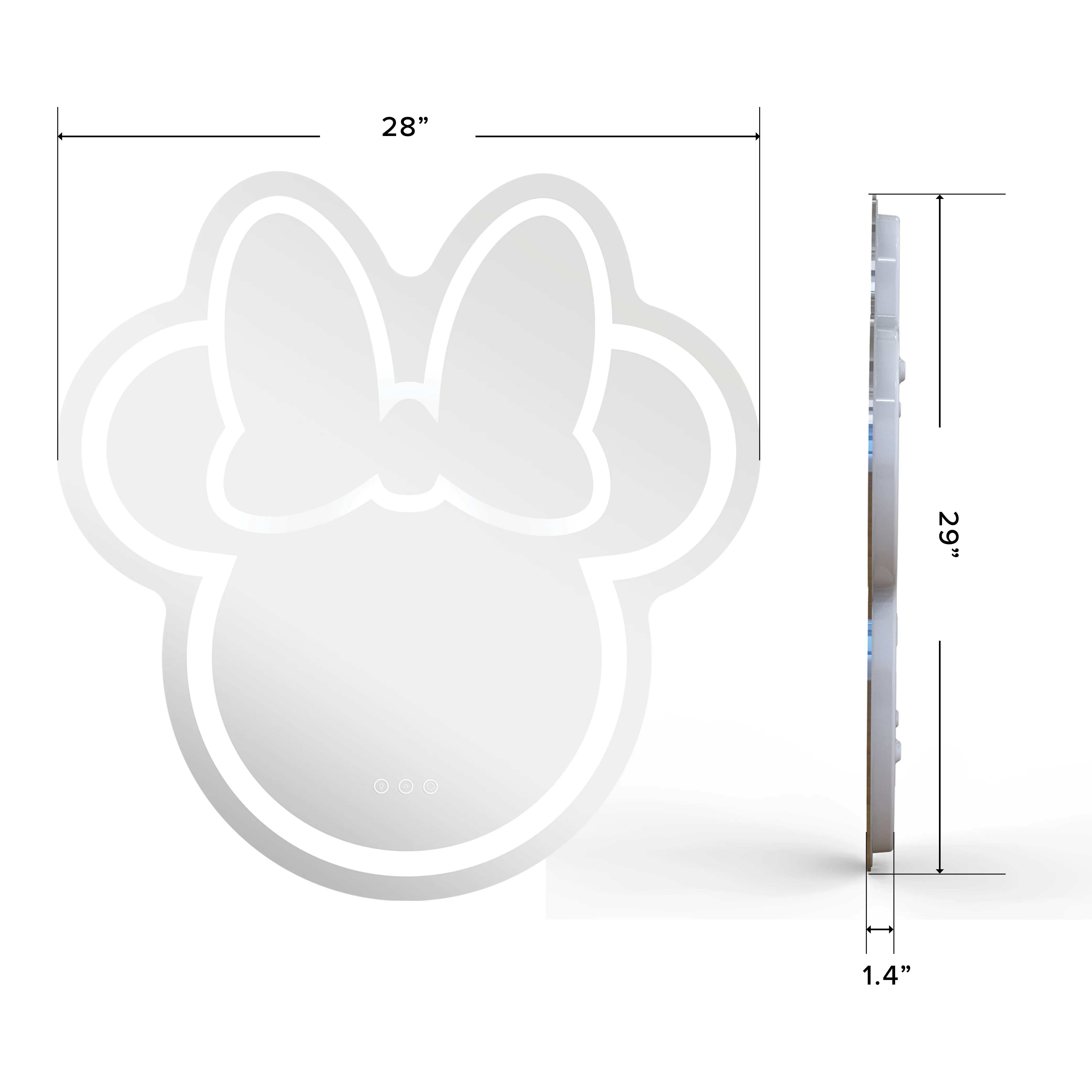 Minnie Mouse LED Wall Mirror - Image 5
