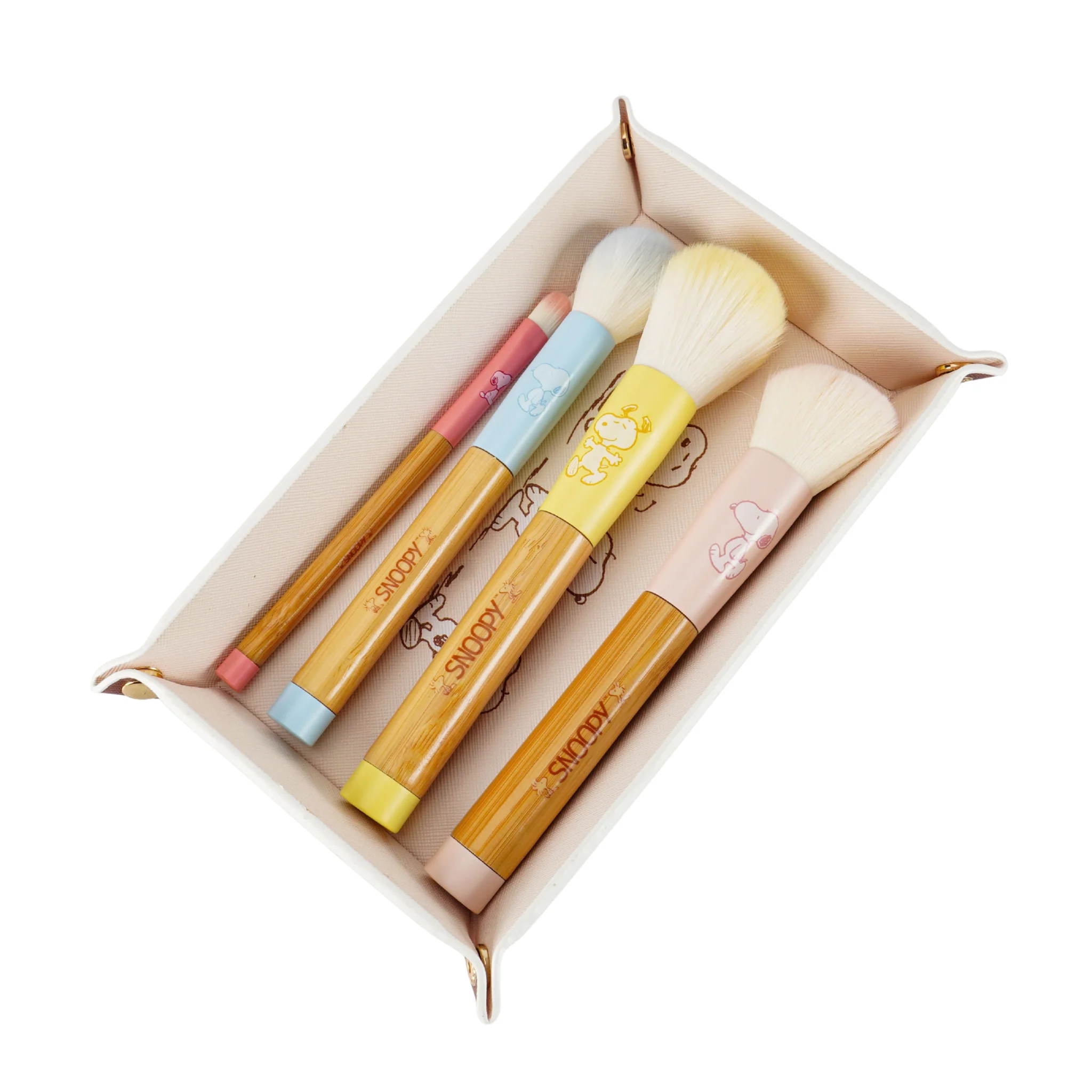 Peanuts™ Snoopy 4-PC Makeup Brush Set w/ Tray - Image 2