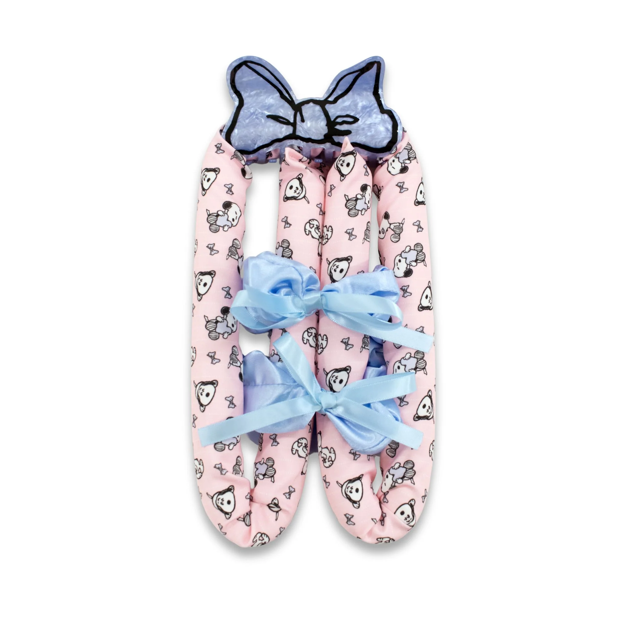 Peanuts™ Snoopy "Bowtie" Heatless Curling Set - Image 4