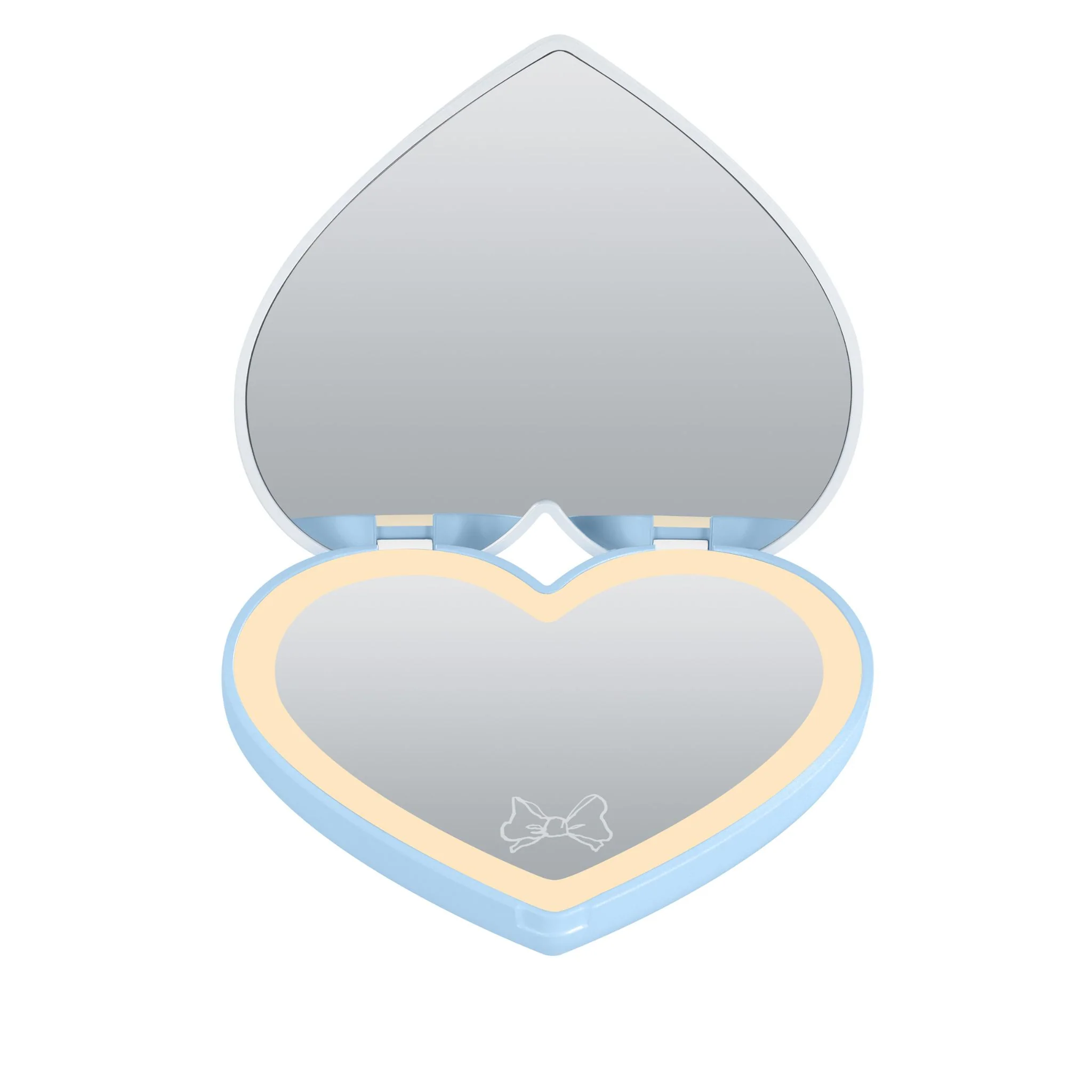 Peanuts™ Snoopy Heart Bow LED Compact Mirror - Image 3