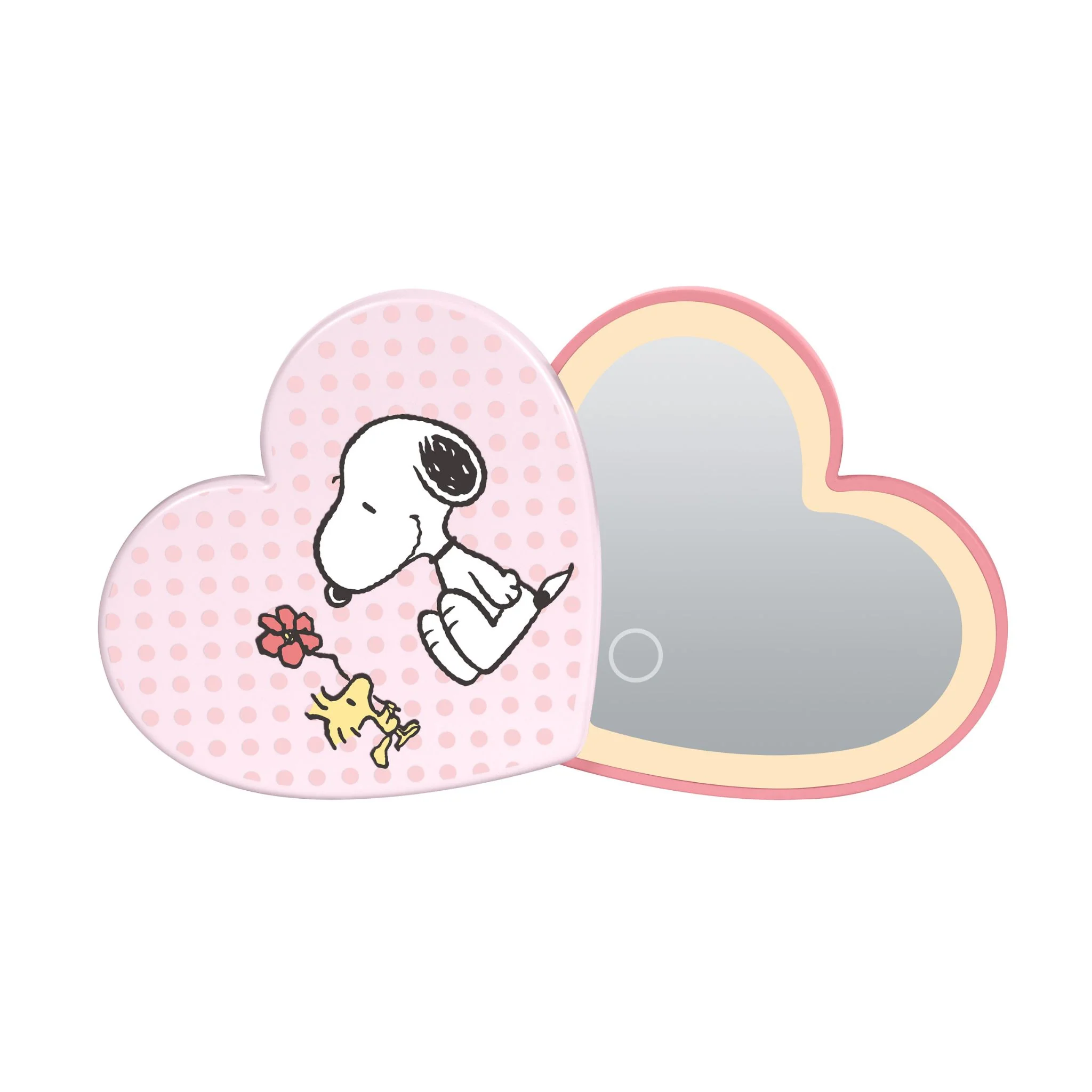 Peanuts™ Snoopy Swivel Heart Bow LED Compact Mirror - Image 7