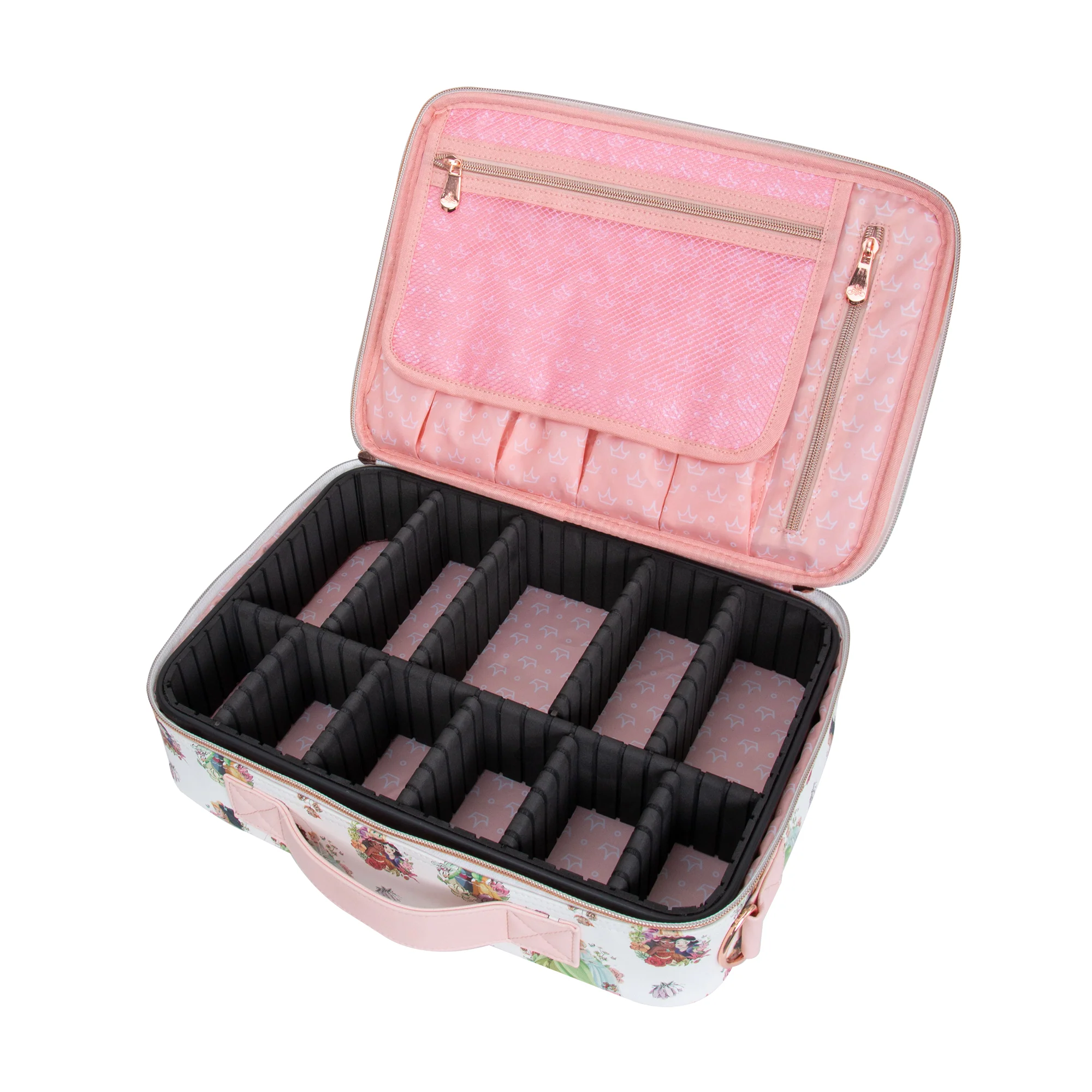 Princess "Dream" Makeup Carry Case with Adjustable Dividers - Image 3