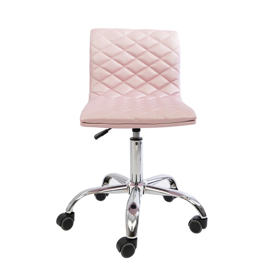 Eliza Diamond Quilted Vanity Chair - Image 5