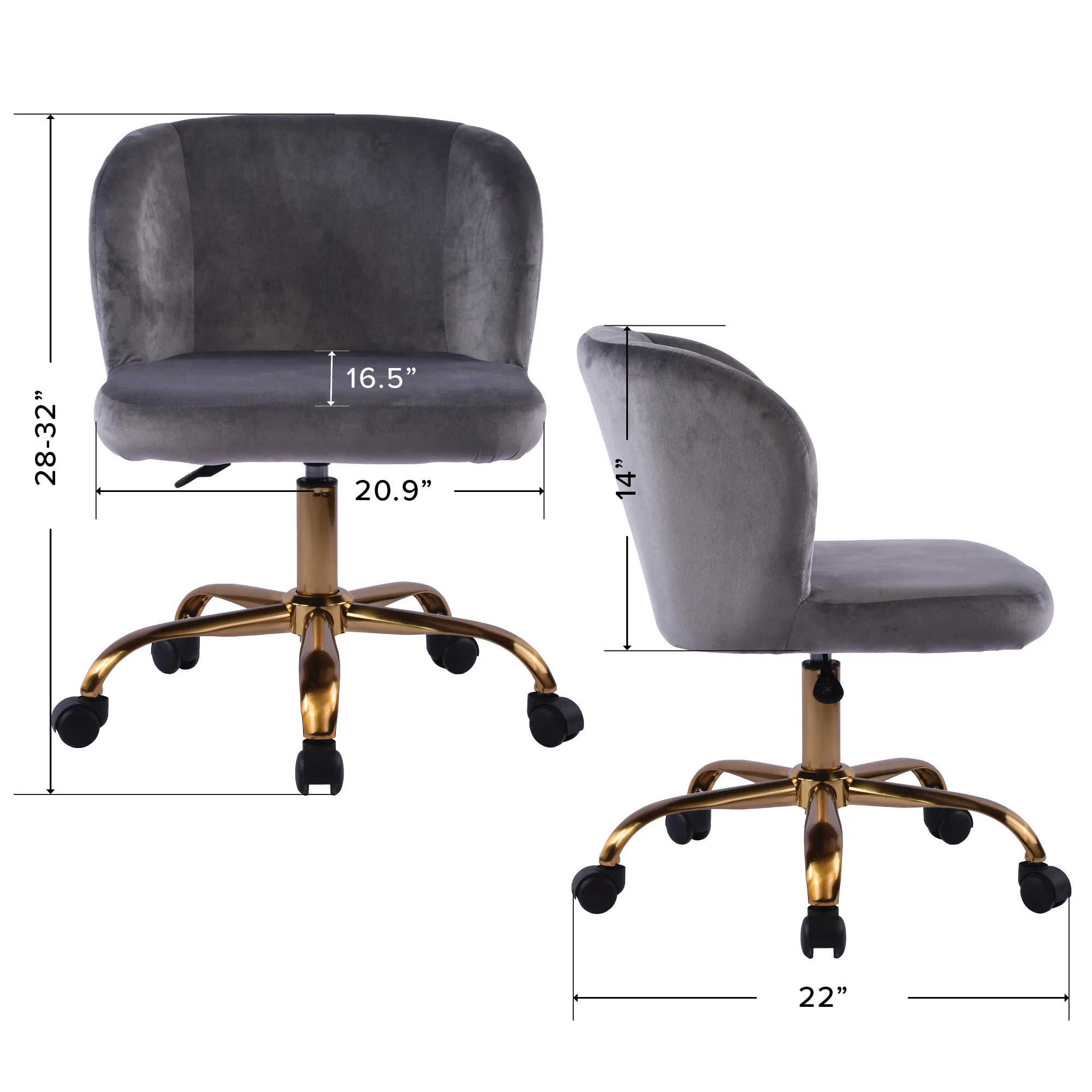 Rylee Swivel Vanity Chair - Image 15