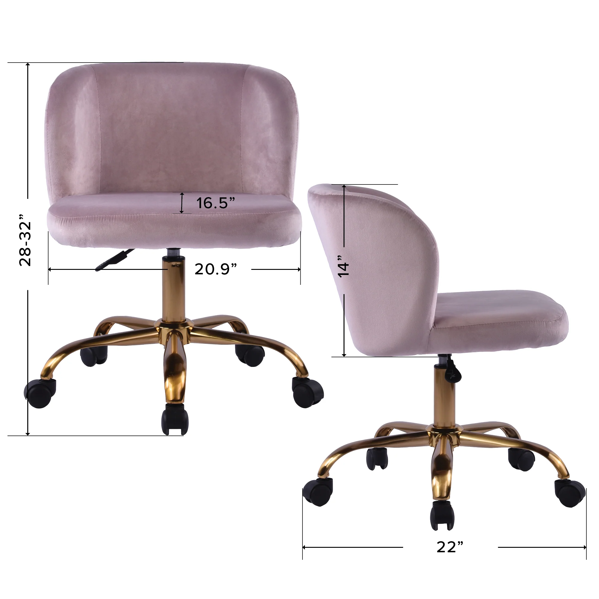 Rylee Swivel Vanity Chair - Image 20