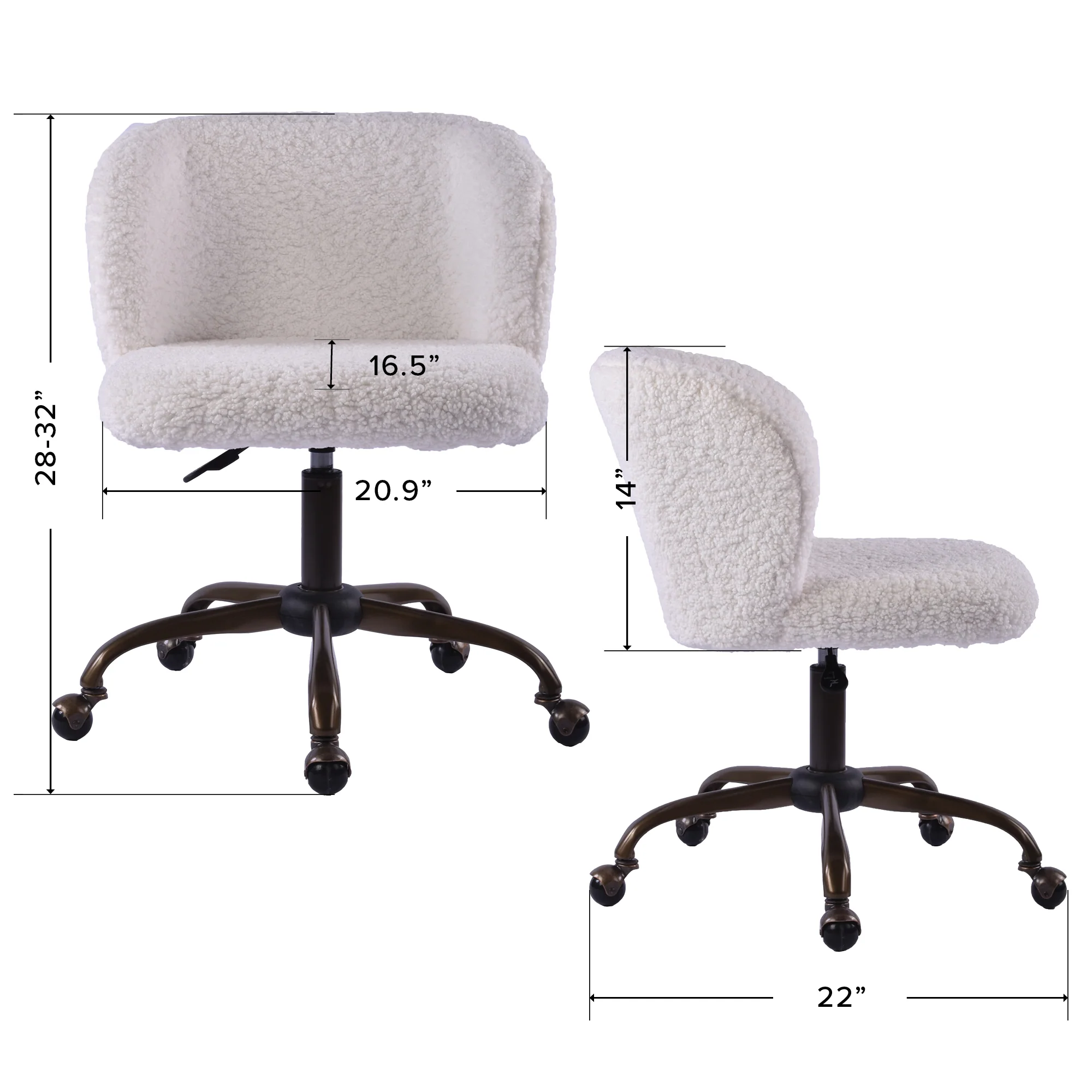 Rylee Swivel Vanity Chair - Image 4