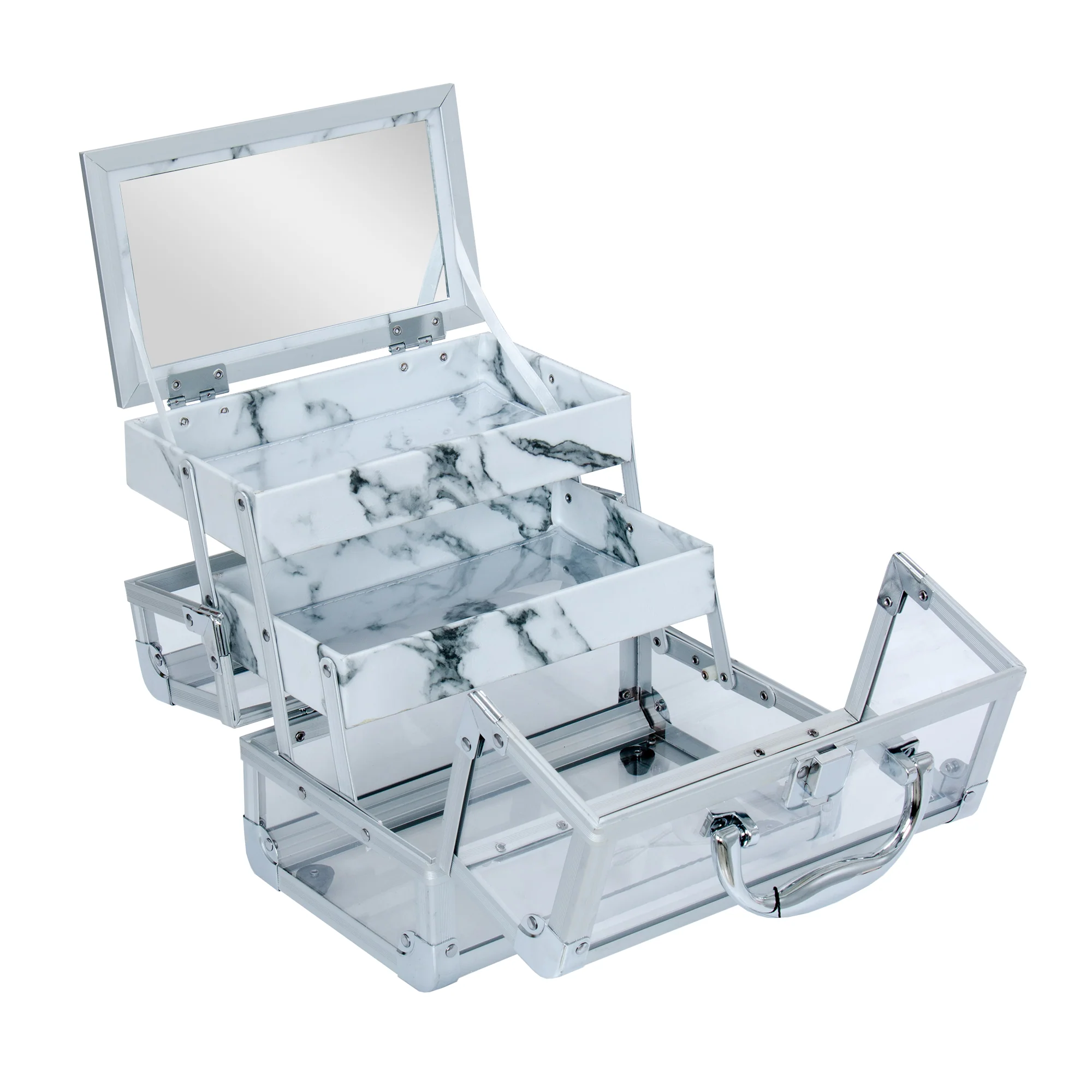 Savvy Lux Makeup Travel Case with Mirror - Image 5