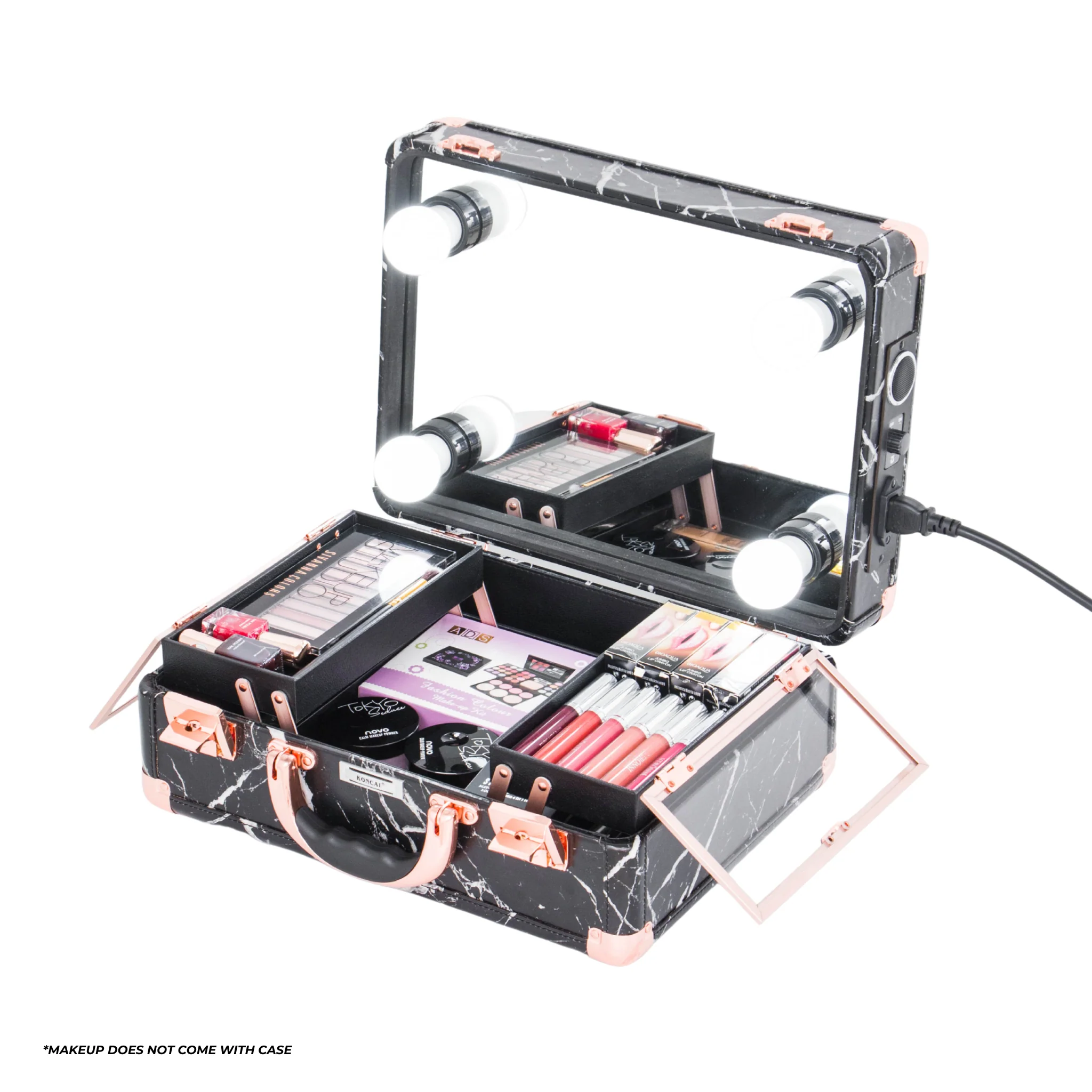 SlayCase® 3.0 Vanity Travel Case in Black Marble - Image 4