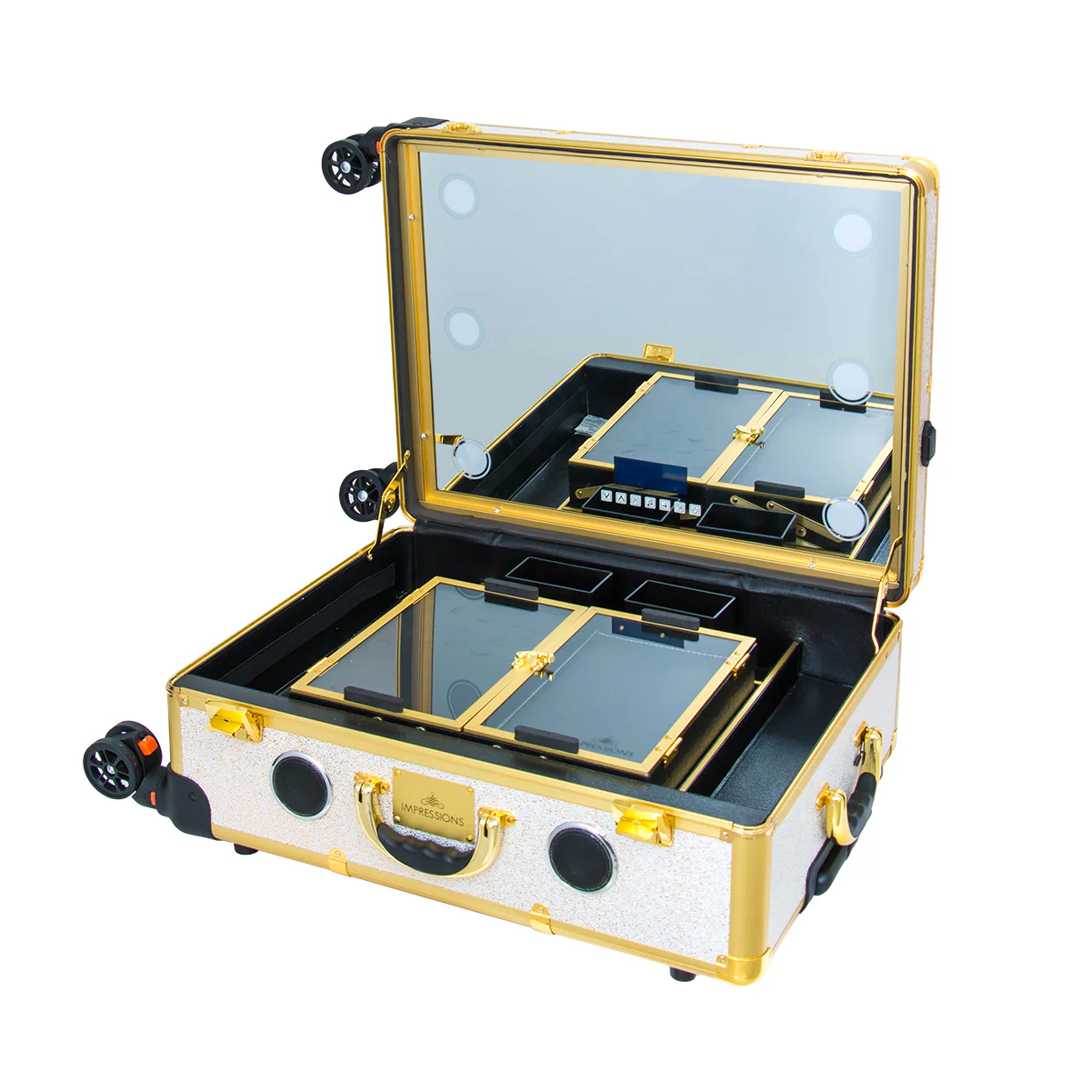 SlayCase® Pro Lux Vanity Travel Train Case - Image 4