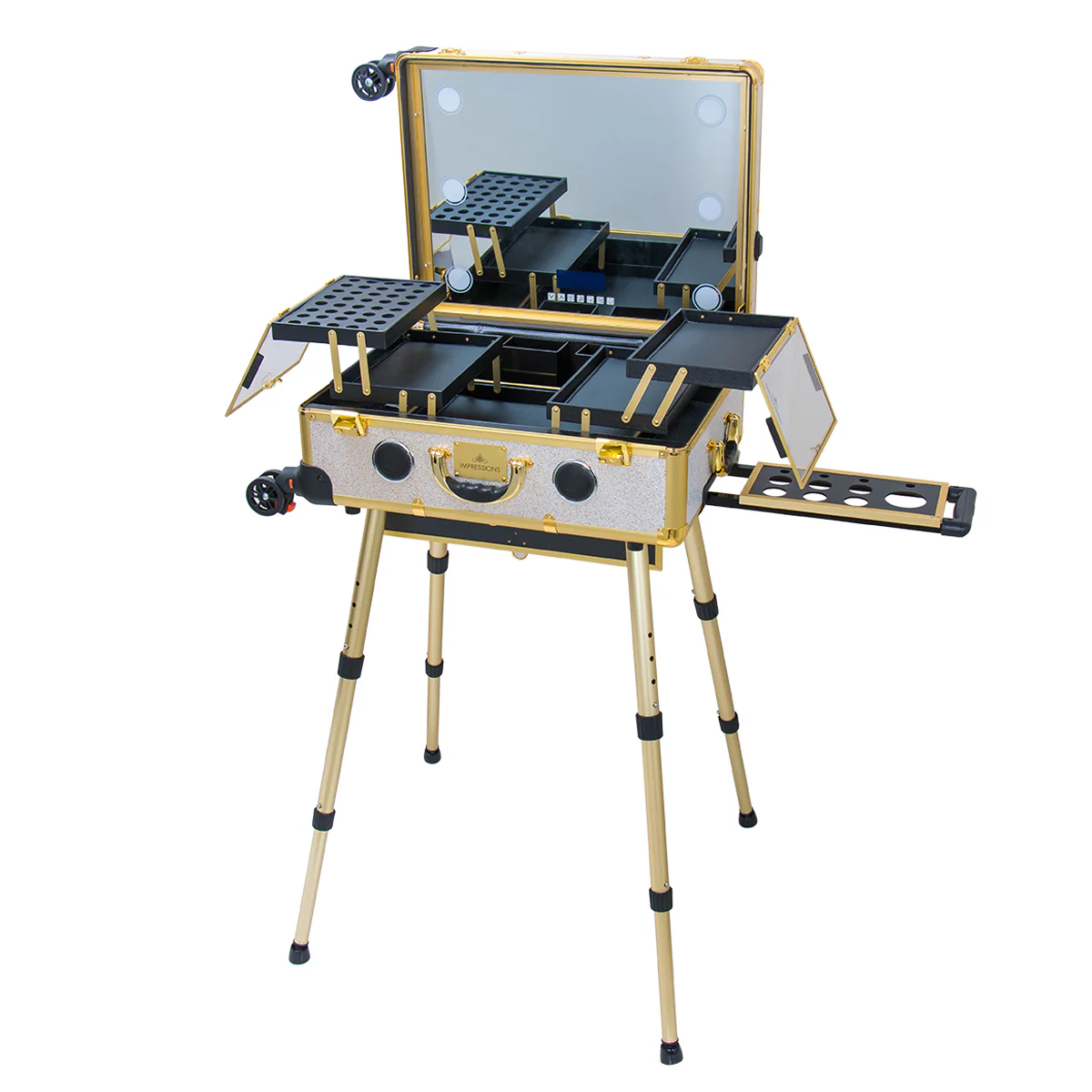 SlayCase® Pro Lux Vanity Travel Train Case - Image 5