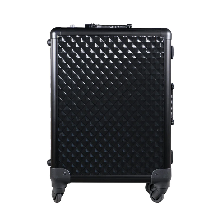 SlayCase® XL Vanity Travel Train Case in Black Studded - Image 3