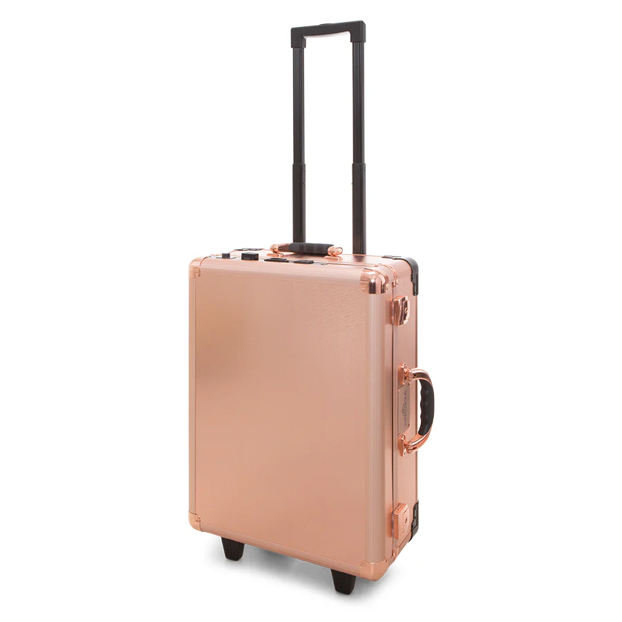 SlayCase® XLS Vanity Travel Case with Stand in Rose Gold Bling - Image 7