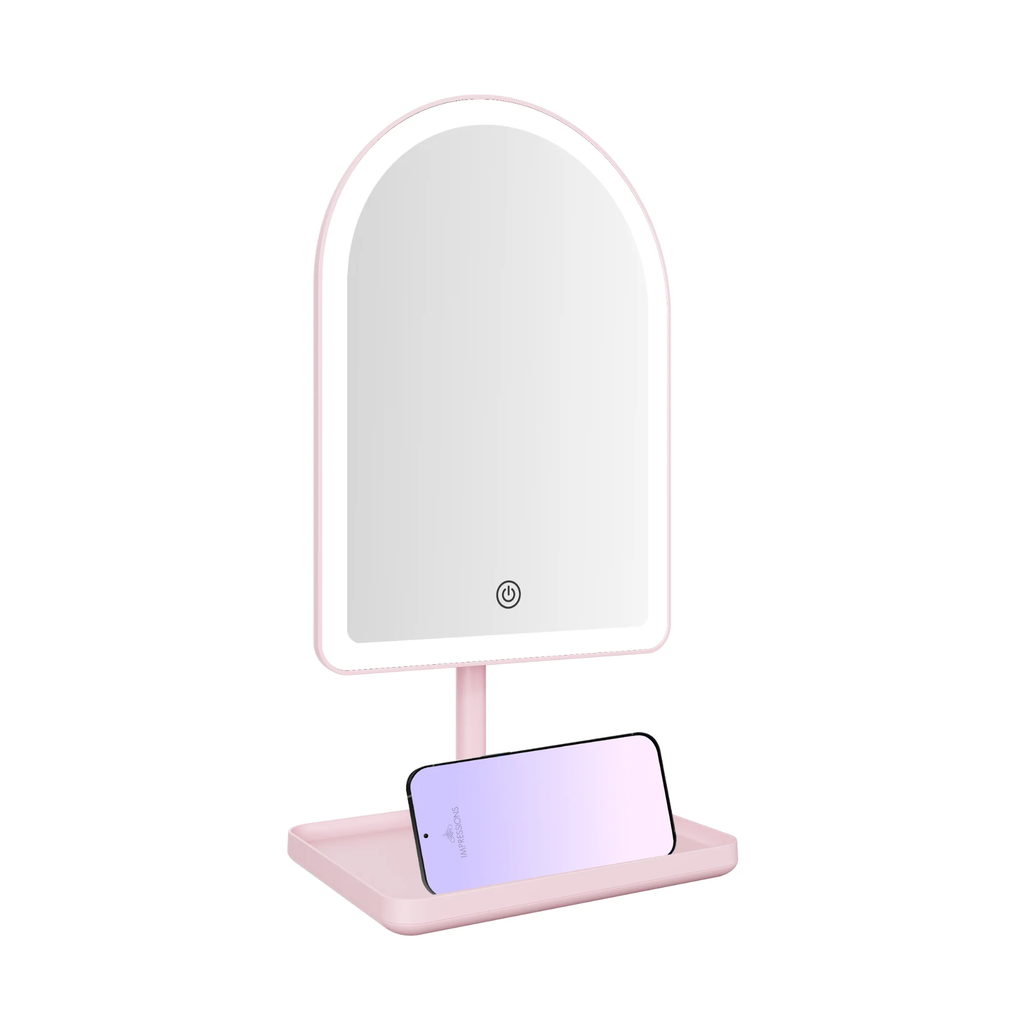 SLAYssentials Arch Tri-Tone LED Tabletop Makeup Mirror - Image 12