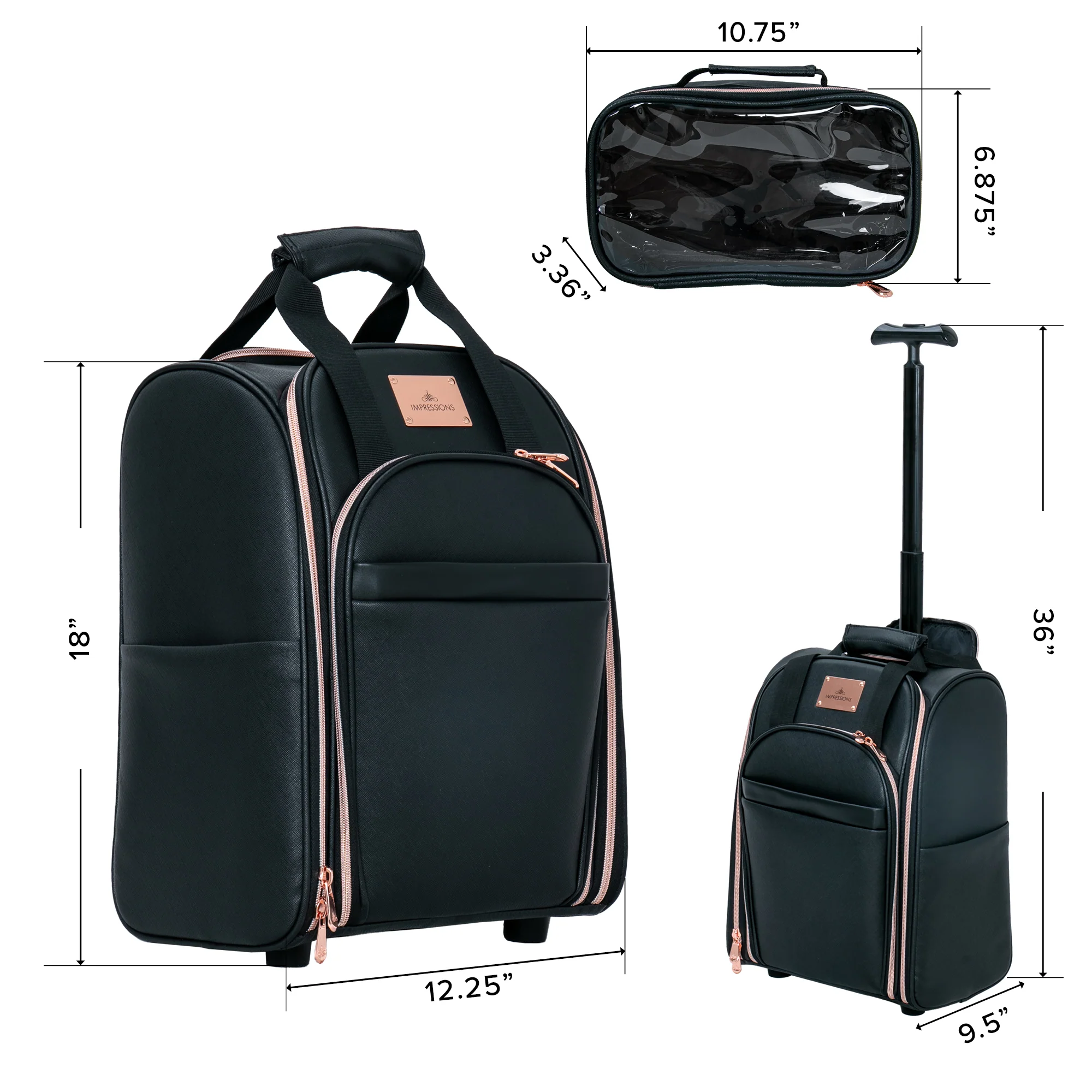 SLAYssentials LUXE 18-Inch Travel Organizer Makeup Case - Image 7